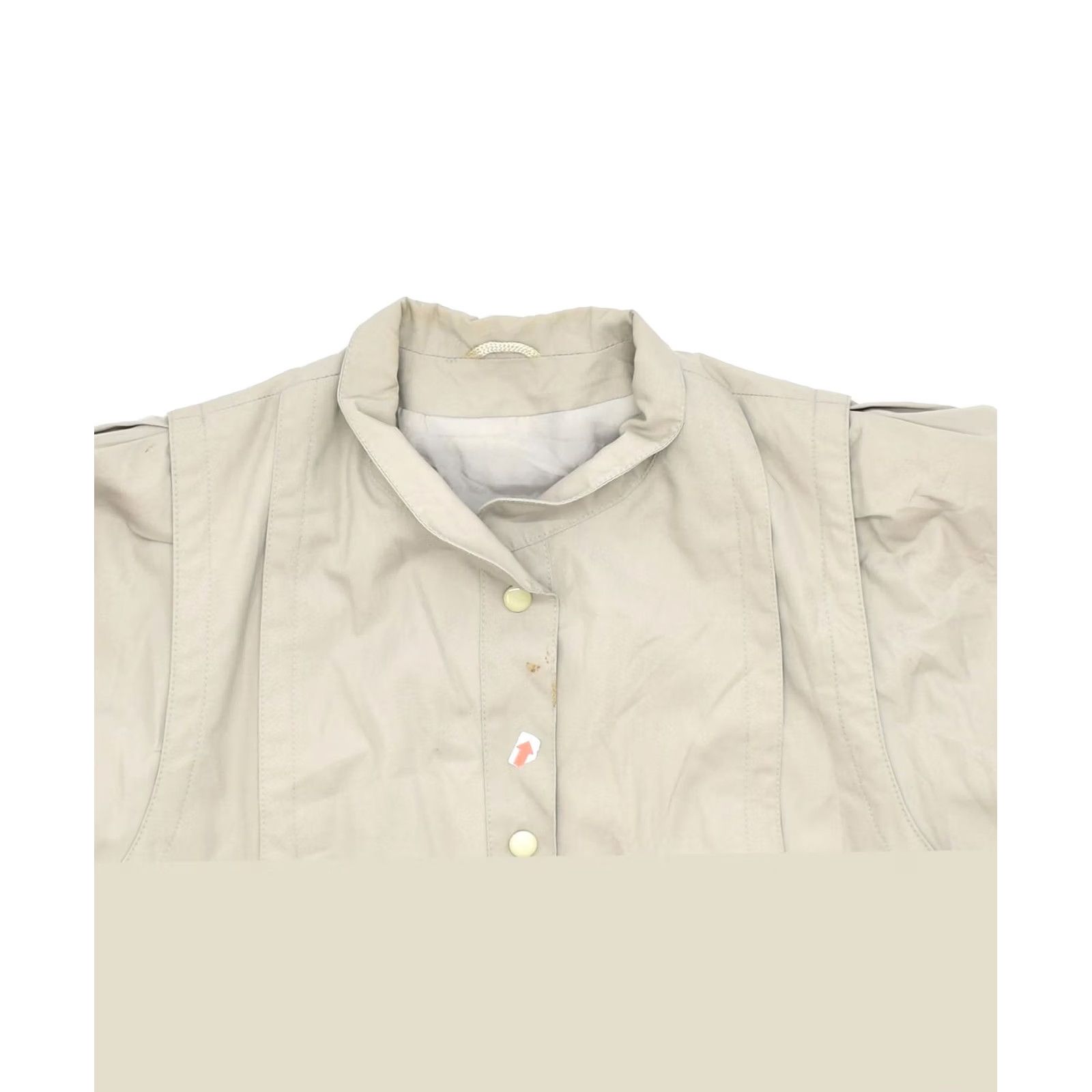 Rains VINTAGE ADLER MODE Womens Rain Jacket Beige Cotton XL UK 18 Size XL / US 12-14 / IT 48-50 - 4 Thumbnail