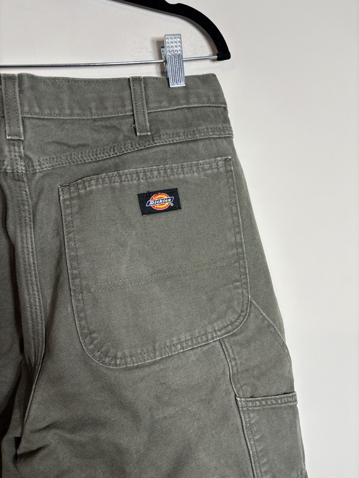Dickies Dickies Canvas Carpenter Work Pants Utility Green 33x30 Size US 33 - 3 Thumbnail