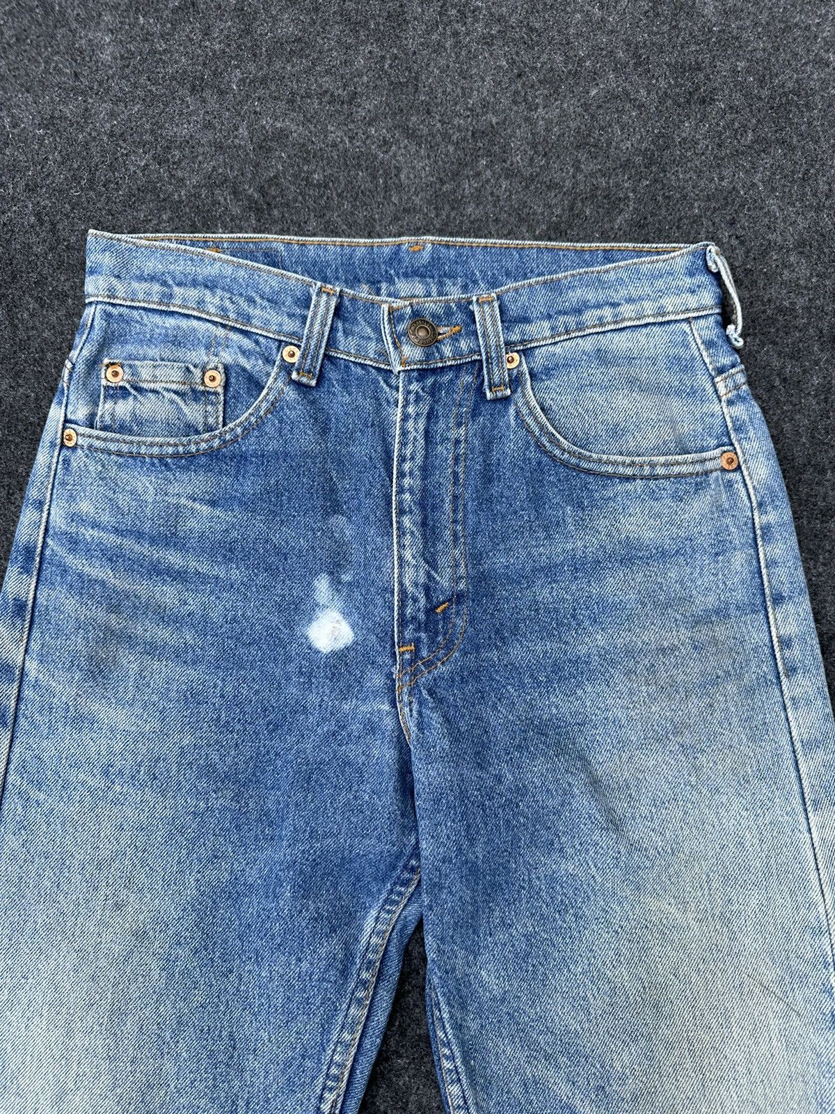 Levi's Levis 505 Vintage Usa Distressed Faded Denim D37 Size US 28 / EU 44 - 2 Thumbnail