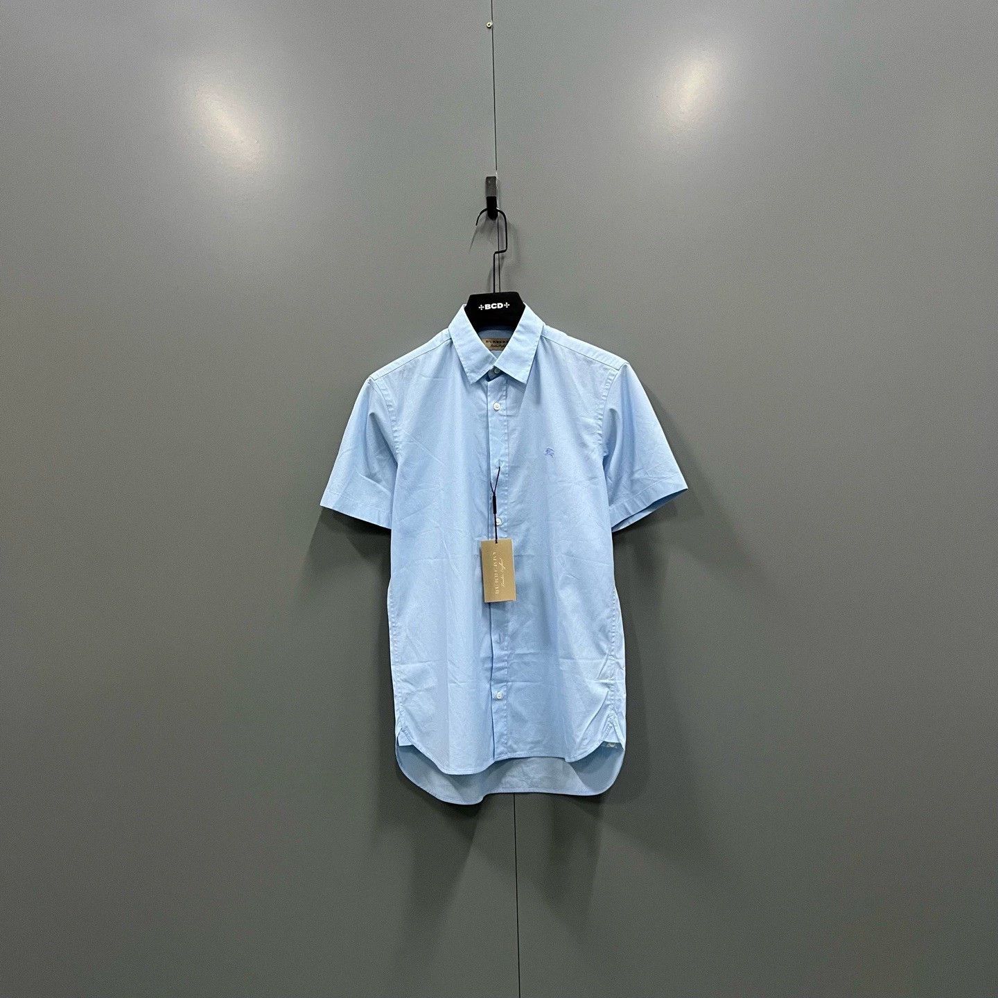 Burberry Burberry Light Blue Embroidered Shirt - dmc Size US S / EU 44-46 / 1 - 1 Thumbnail