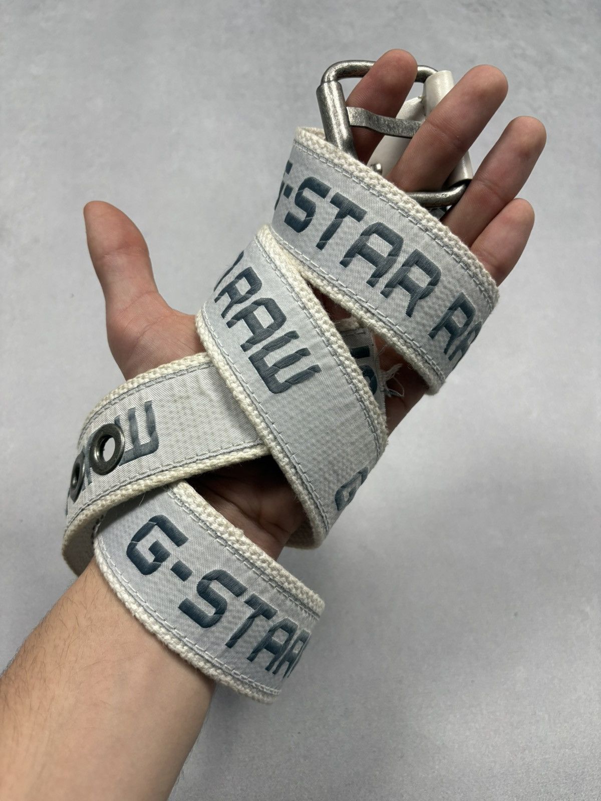 Japanese Brand Vintage Belt Y2K G-star Raw Japanese Style Punk Streetwear Size ONE SIZE - 1 Thumbnail