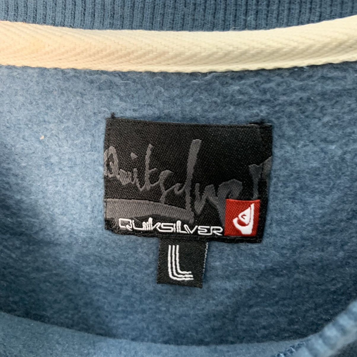 Quiksilver ‘Rare!! Vintage Quiksilver Sweatshirt Size US L / EU 52-54 / 3 - 3 Thumbnail