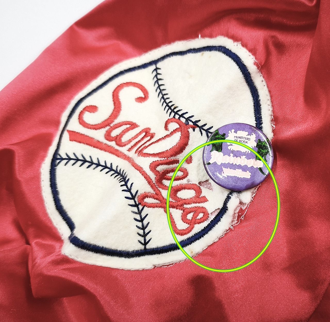 Other vintage SAN DIEGO red nylon Baseball Jacket Size US M / EU 48-50 / 2 - 6 Thumbnail