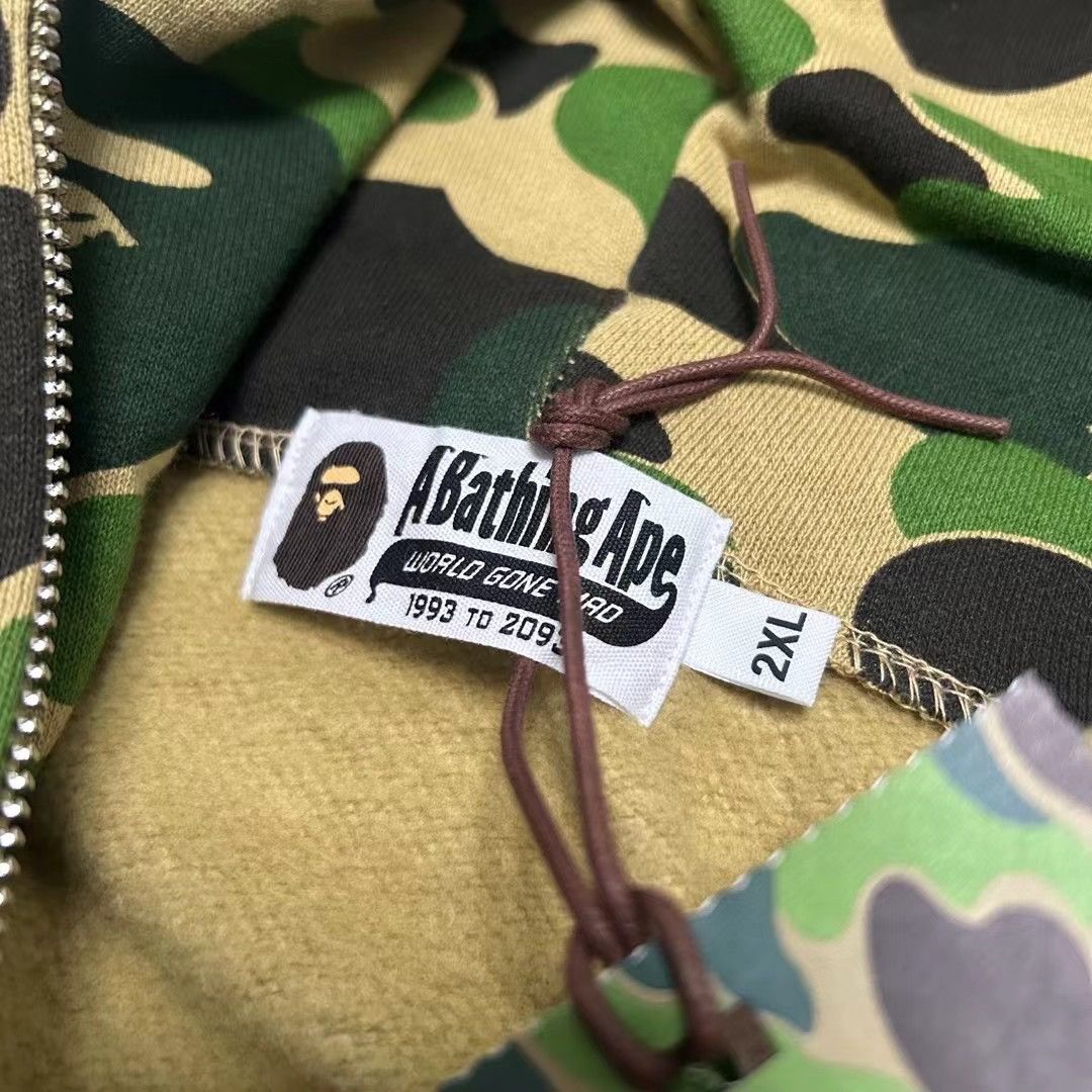 Bape BAPE CAMO FULL ZIP HOODIE Size US XXL / EU 58 / 5 - 7 Thumbnail