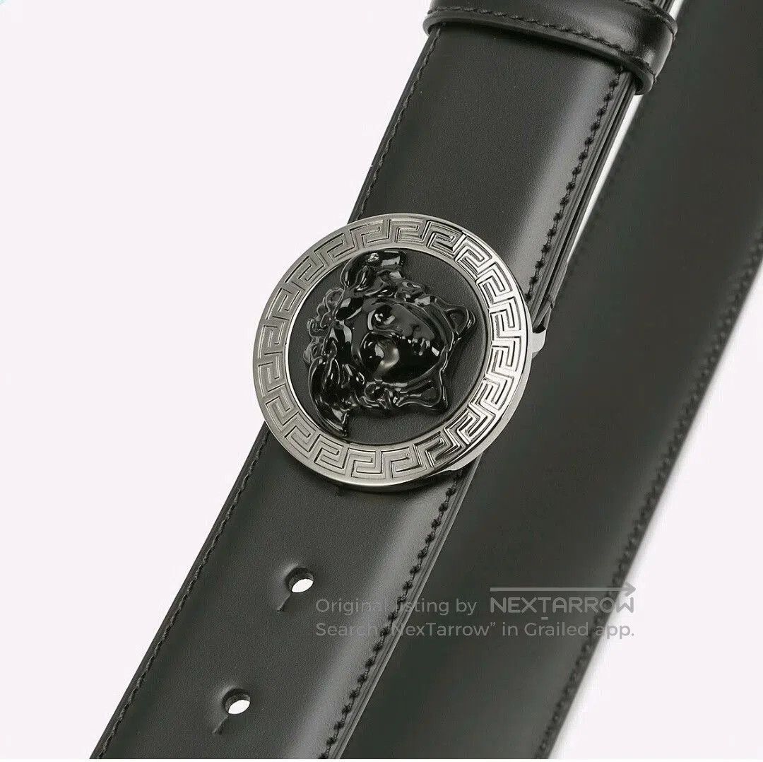 Versace VERSACE Men's Medusa Logo Belt. Size ONE SIZE - 8 Thumbnail