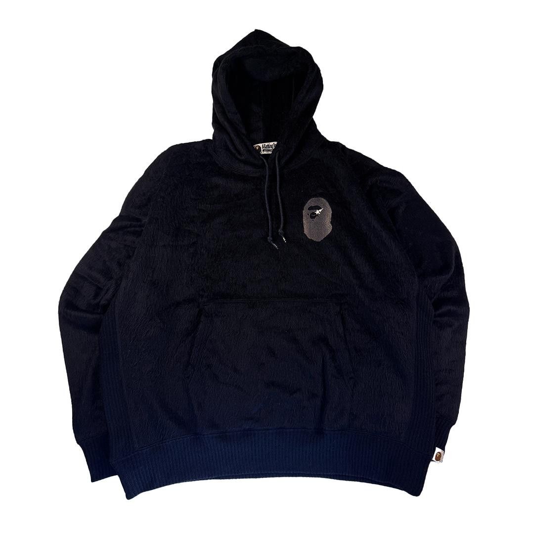 Bape BAPE Star Oversize Hairy Hoodie (L) Size US L / EU 52-54 / 3 - 1 Thumbnail