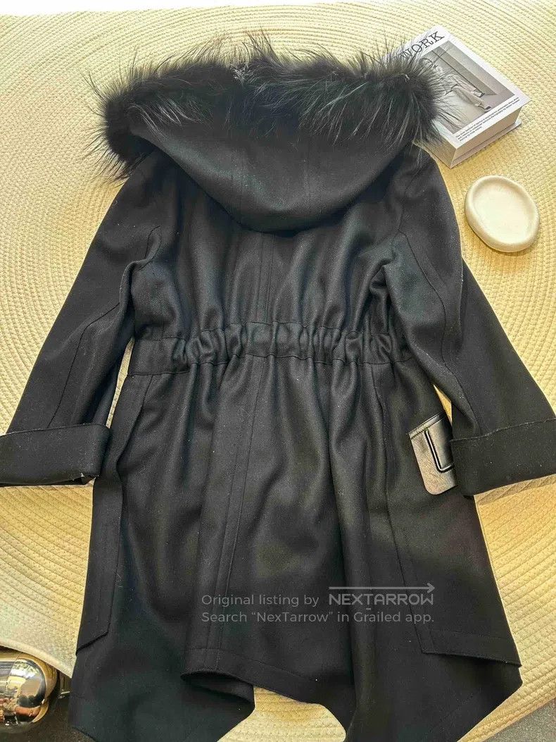 Fendi Fendi Real Fur Collar, Leather Patches, Woolen Tweed Jacke Size XXS / US 00 / IT 34 - 2 Thumbnail