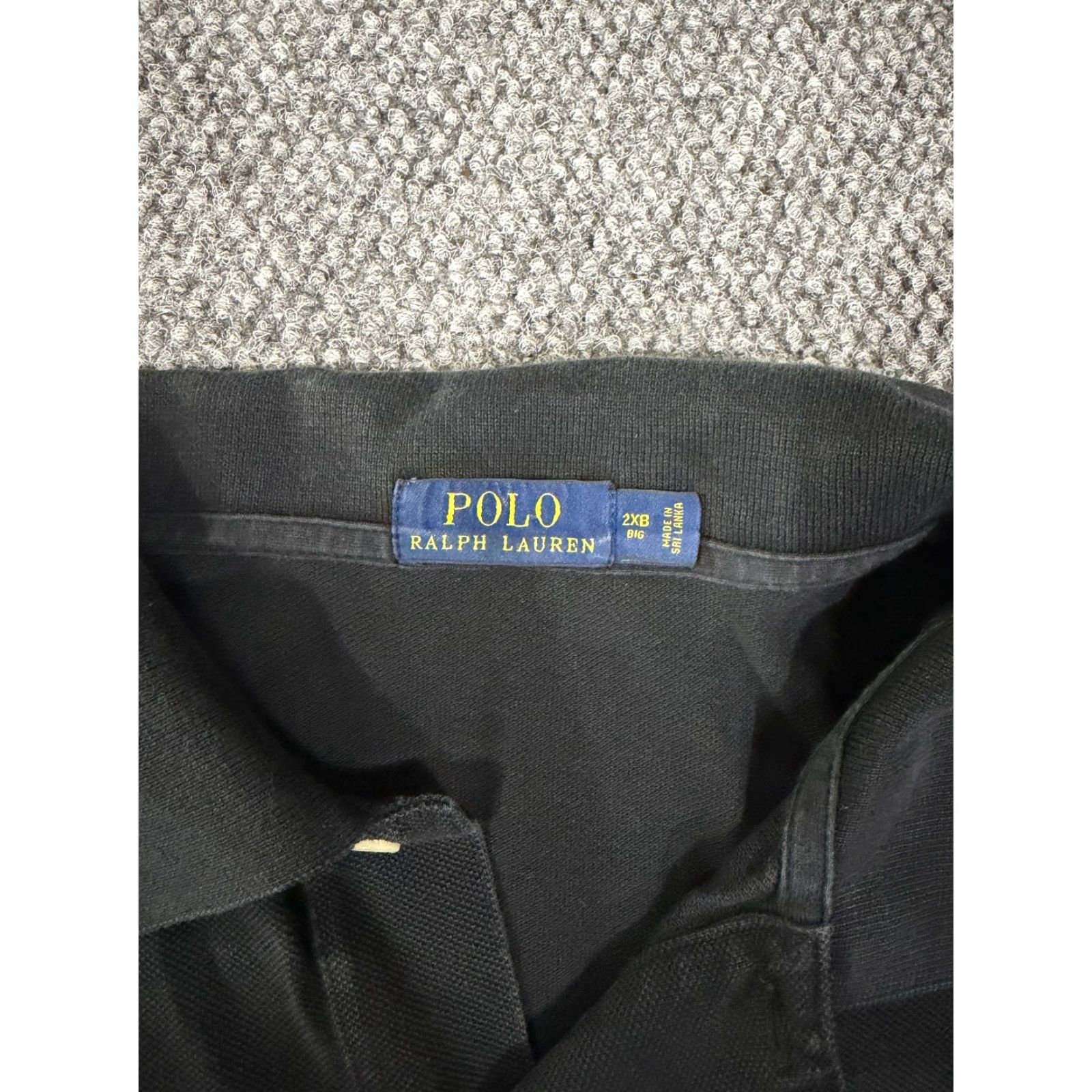 Polo Ralph Lauren Polo Ralph Lauren Polo Shirt Mens Big 2XB Black Short Sleeve Classic Classic Polo Logo Golf Casual Mens Big & Tall/2XB Size US XXL / EU 58 / 5 - 4 Thumbnail