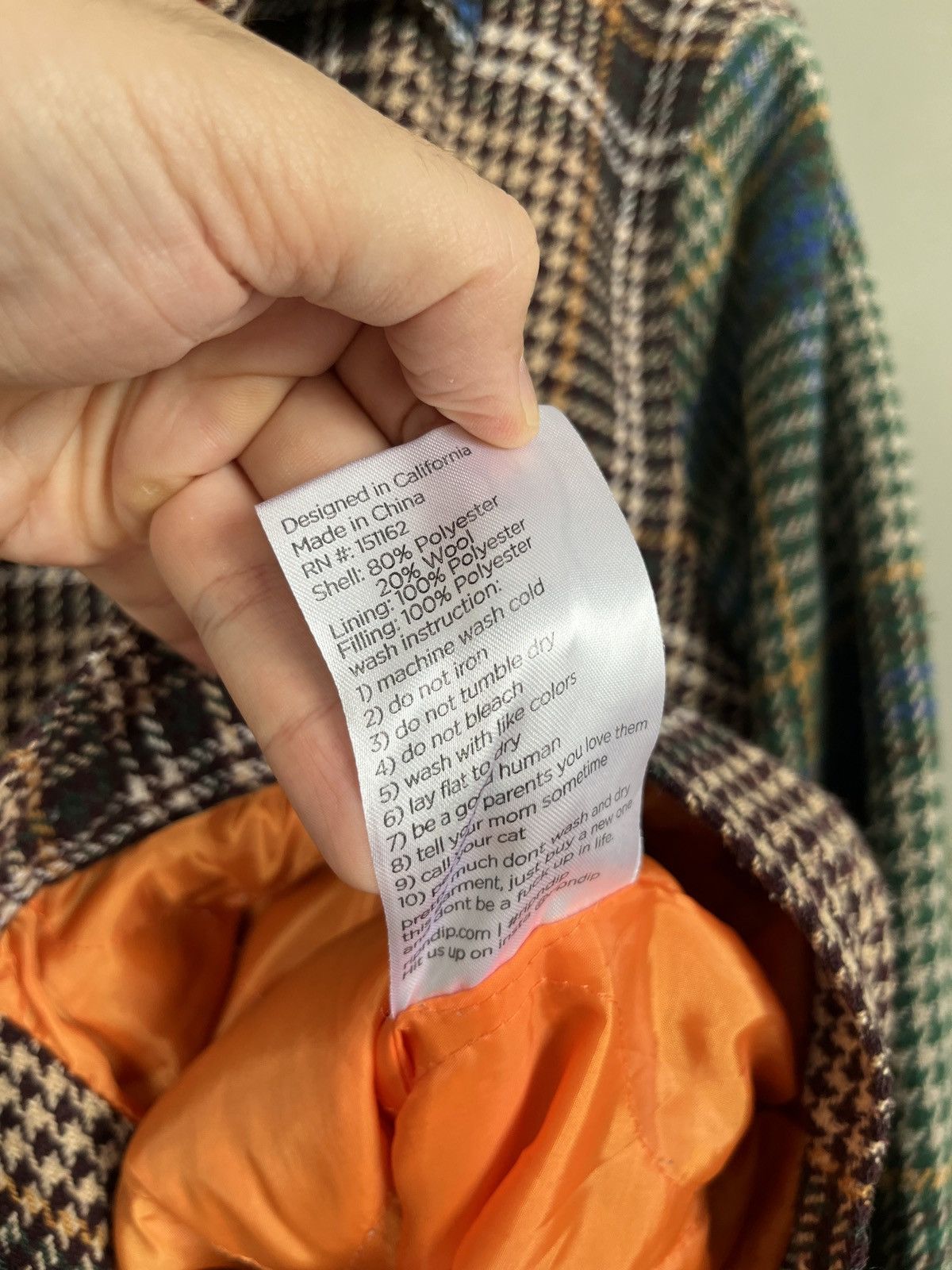 RIPNDIP RipnDip Roygbiv Tweed Plaid Coach Jacket Big Logo Size US S / EU 44-46 / 1 - 10 Thumbnail