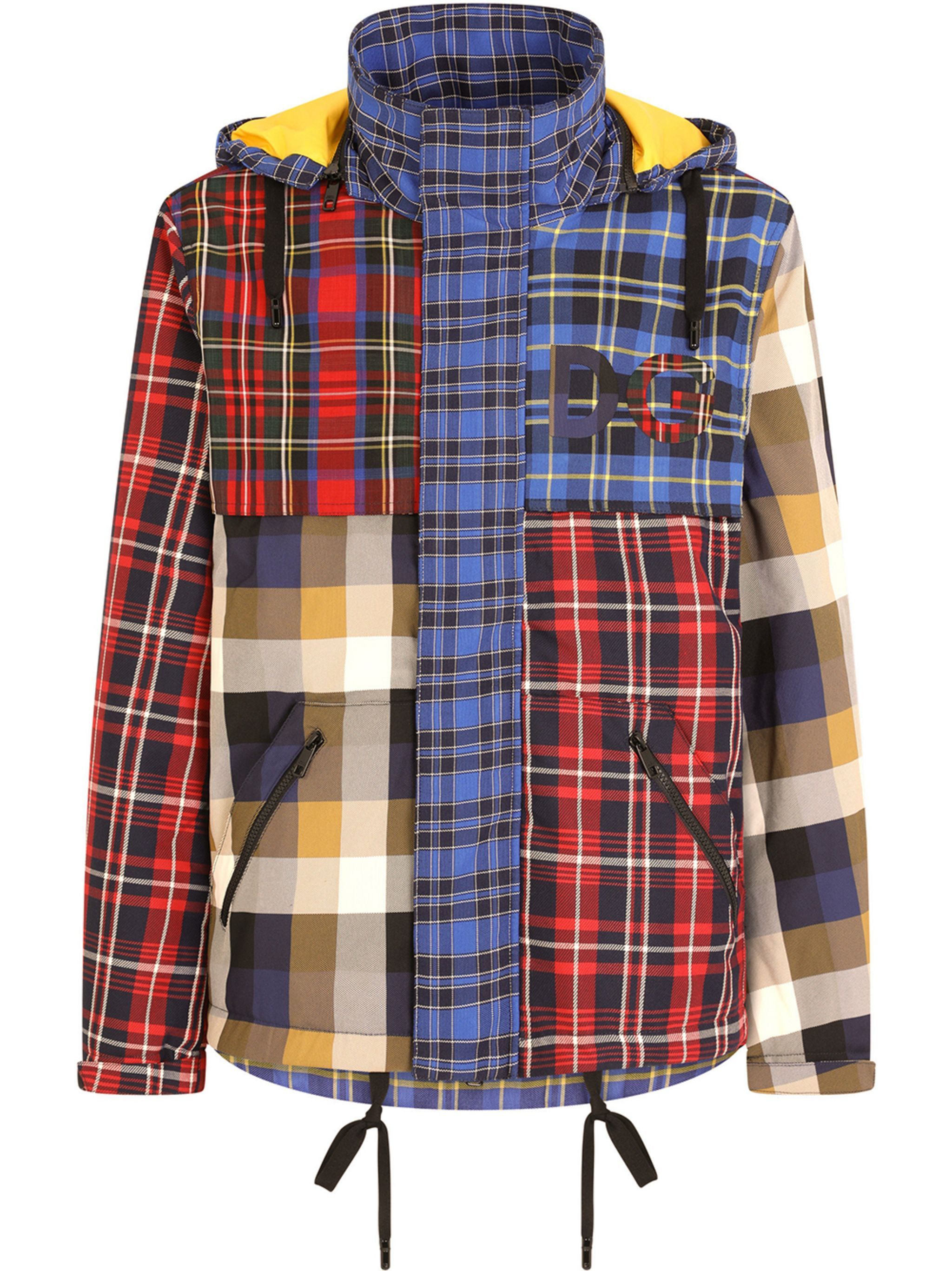 Dolce & Gabbana o1y0125 Logo Hooded Coat in Multicolor Size US XXL / EU 58 / 5 - 1 Thumbnail
