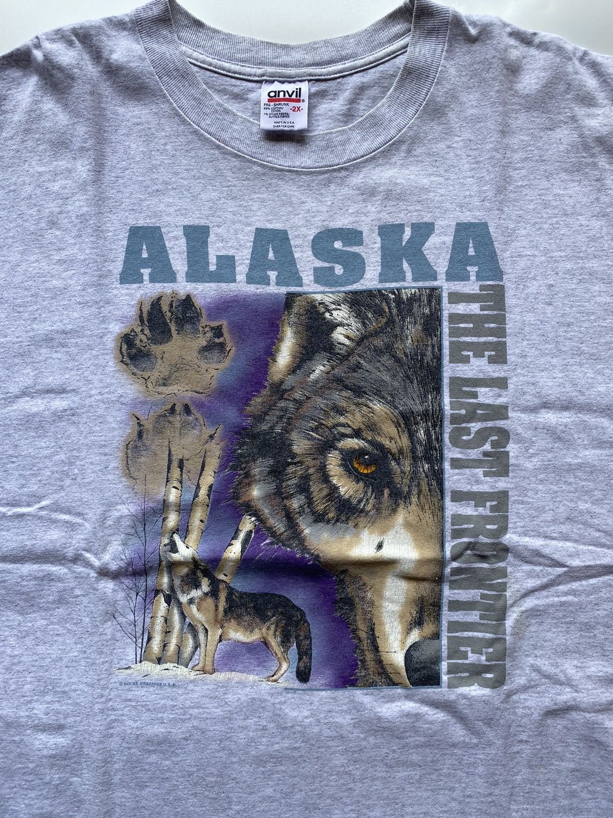 Vintage ALASKA THE LAST FRONTIER Size US XXL / EU 58 / 5 - 2 Thumbnail