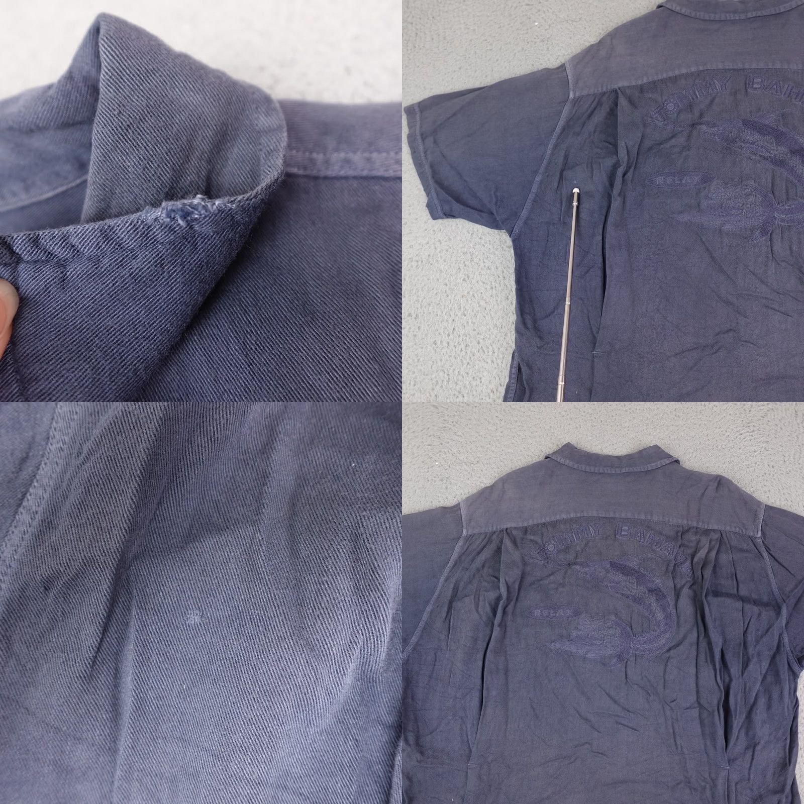 Tommy Bahama Tommy Bahama Shirt Mens XL Button Up Fish Graphic Embroidered Spell Out Rayon - Pre-Owned Size US XL / EU 56 / 4 - 8 Thumbnail