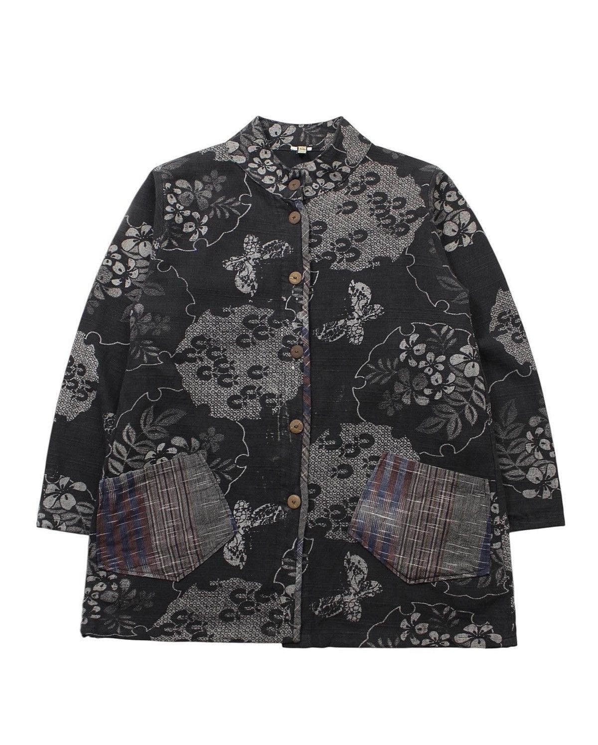 Vintage 2000S ETHNIC LABELS JAPANESE FOLK JACQUARD COAT Size US M / EU 48-50 / 2 - 1 Thumbnail