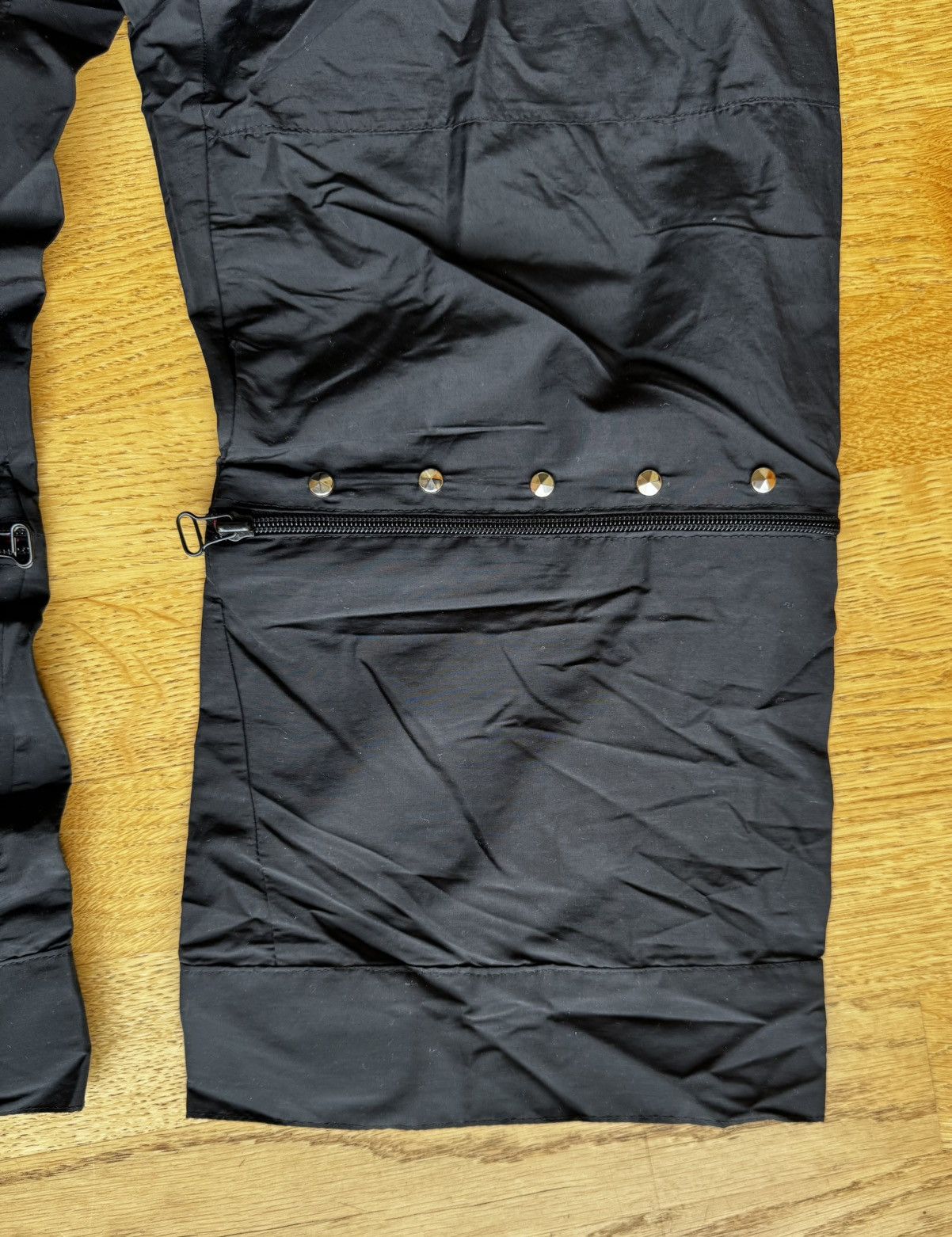 Walter Van Beirendonck NOS 1990‘s Sabotage Contrast Zip Panel/Rivet Rave Pants Size US 34 / EU 50 - 11 Thumbnail