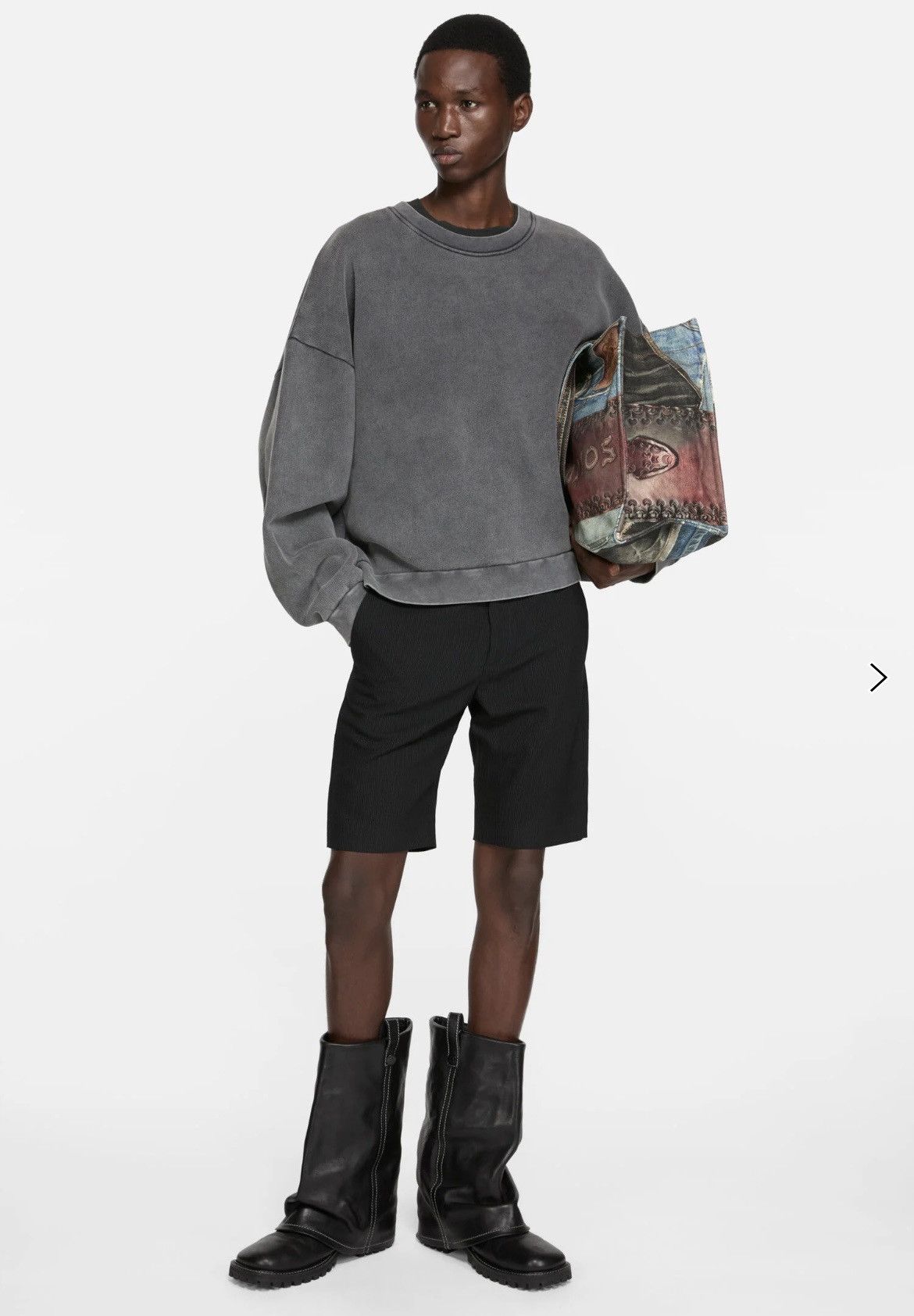 Acne Studios Logo Patch Sweatshirt sz L