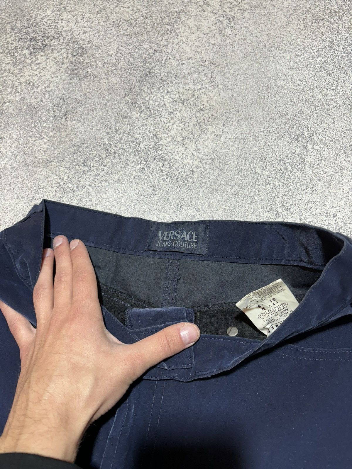 Versace × Versace Jeans Couture Rare! Versace Jeans Couture blue jeans den Size US 31 - 7 Thumbnail