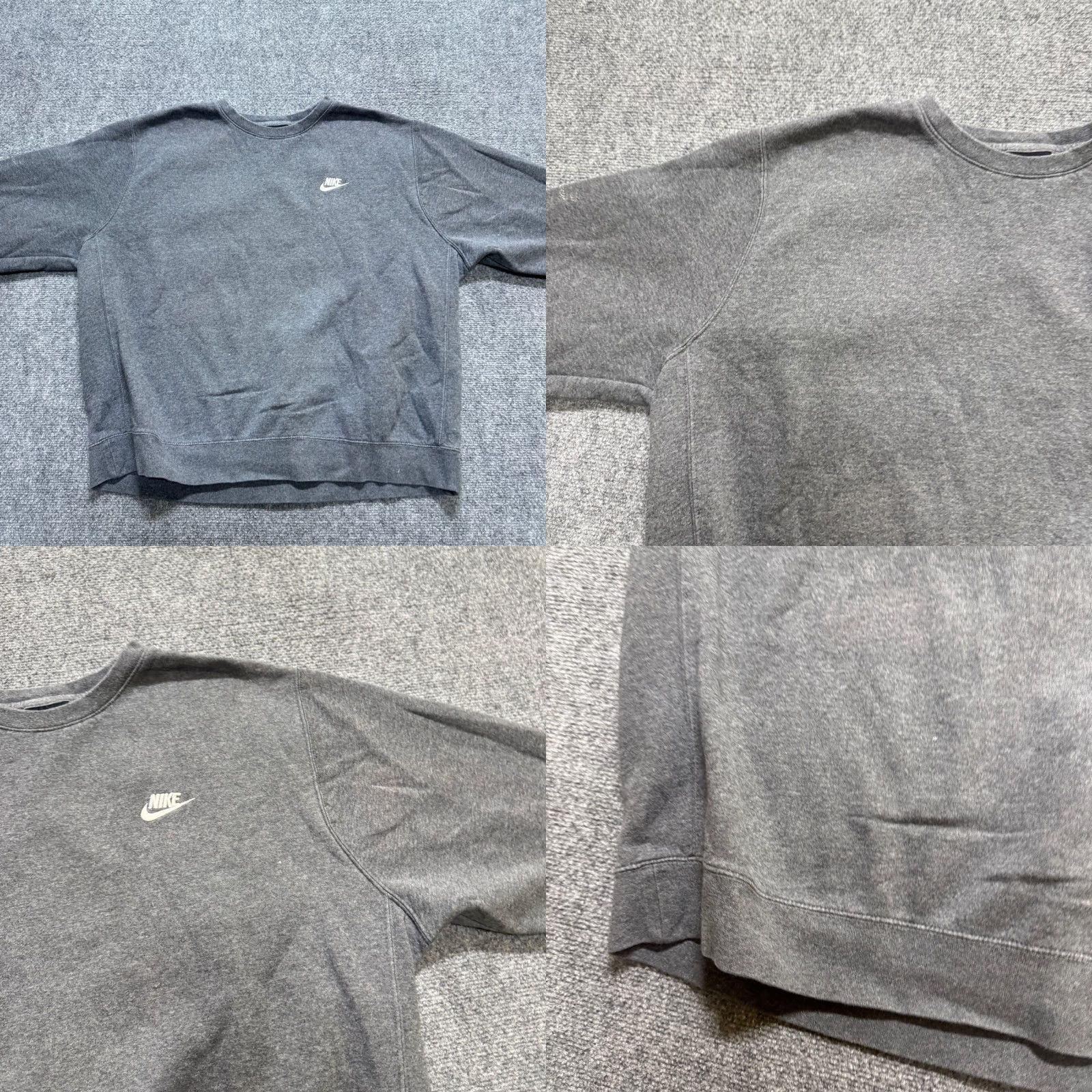 Nike Nike Sweatshirt Men's XL Pullover Regular Gray Cotton Stained Activewear Size US XL / EU 56 / 4 - 8 Thumbnail