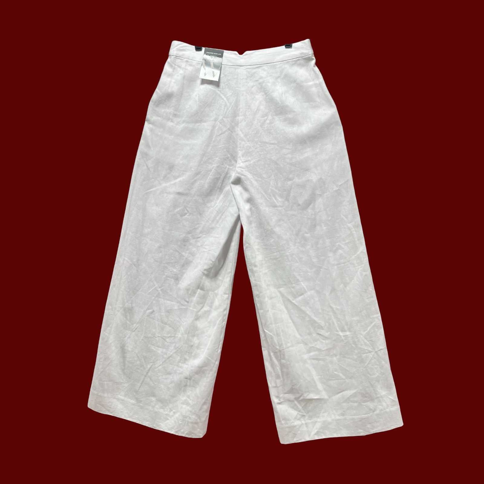 Worthington Worthington - Women's Mid-Rise Tall Cropped Pants - White - Size 26" / US 2 / IT 38 - 5 Thumbnail