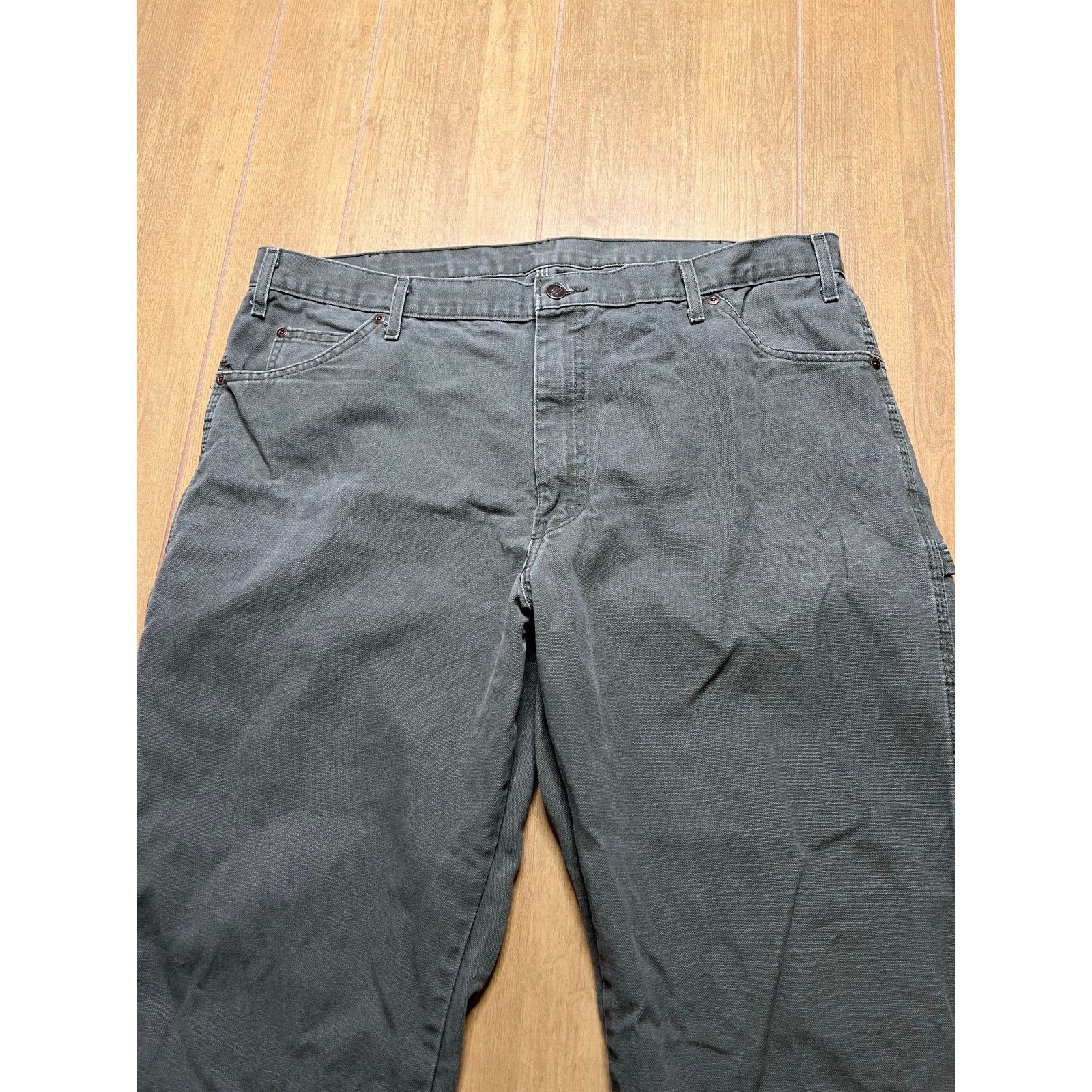 Dickies Vintage Dickies carpenter pants olive green Sz 40x32 baggy Size US 40 / EU 56 - 4 Thumbnail