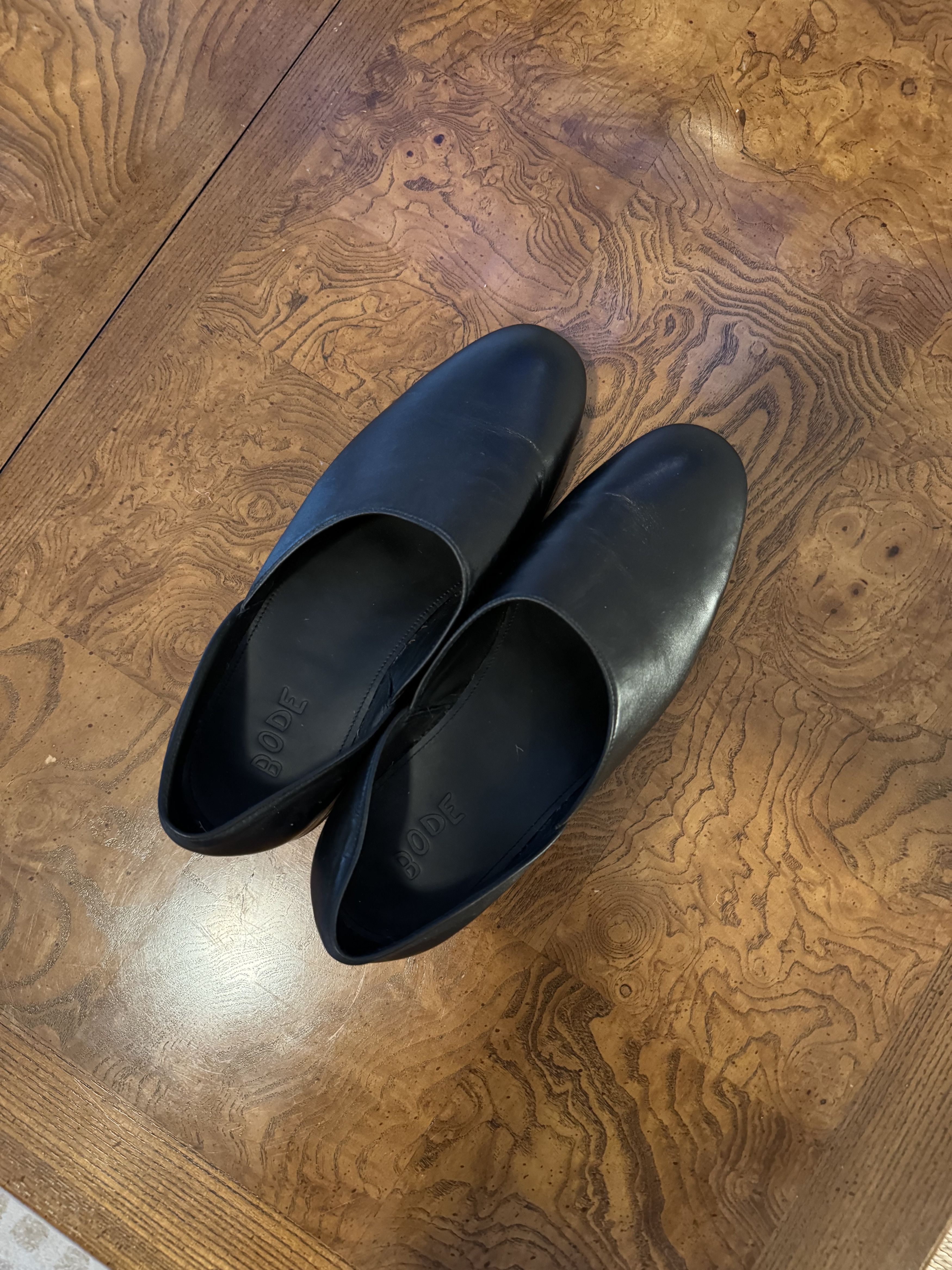 Bode Leather House Shoes in Black - Size 7US or 40EU Bode Bode Black Leather House Shoe | Grailed main image 4