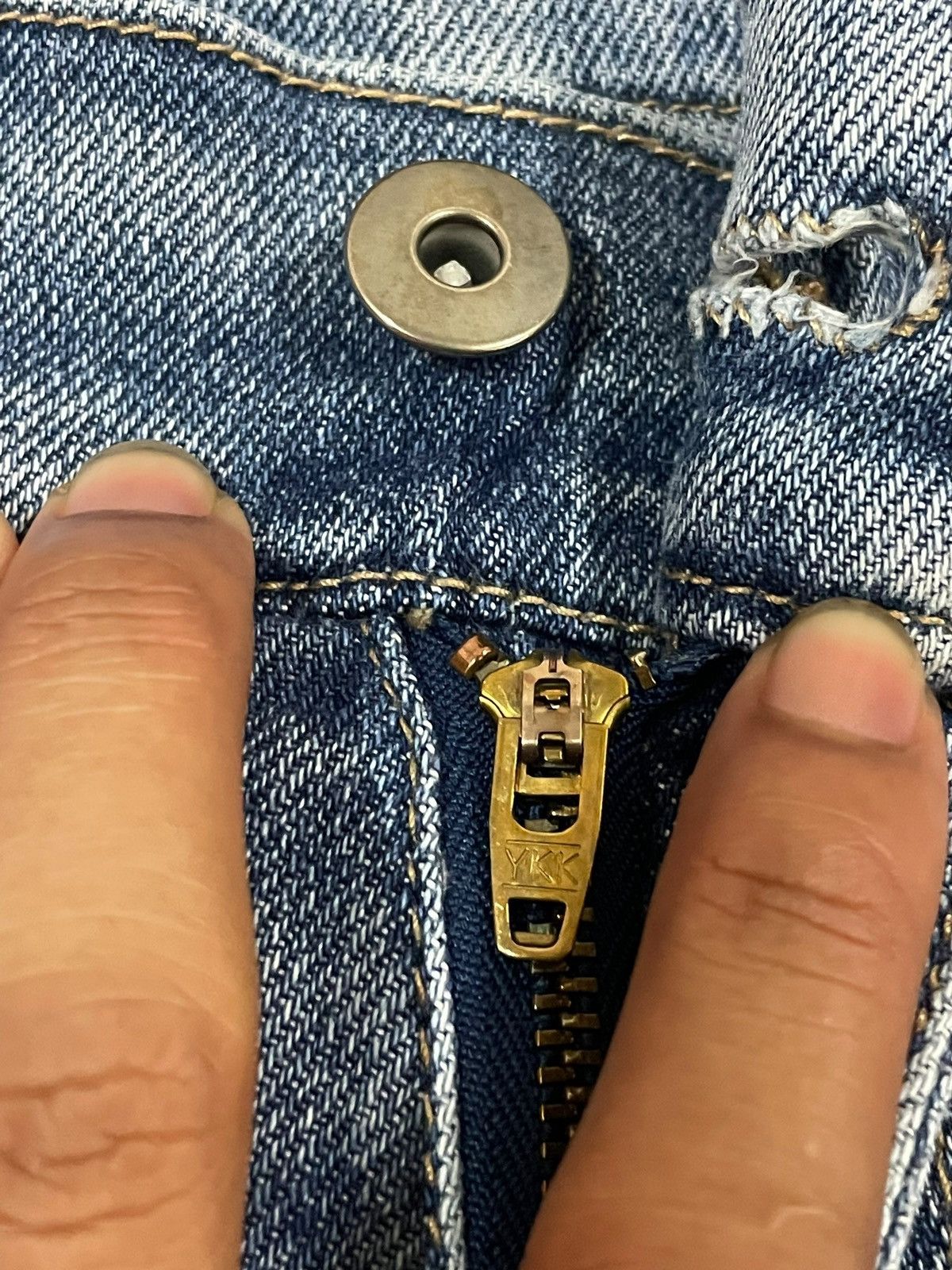 Japanese Brand Vintage Japanese Brand Stretch Soft Comfortable Baggy Jeans Size 29" - 8 Thumbnail