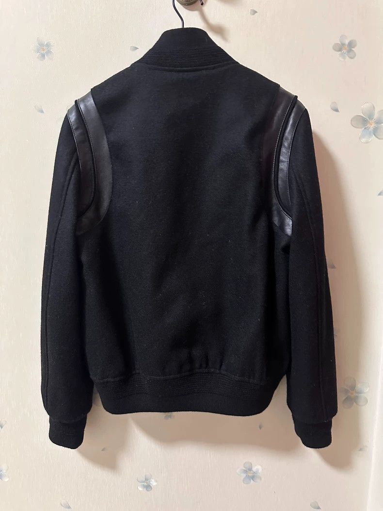 Saint Laurent Paris Saint Laurent Teddy Wool Leather Bomber Jacket Size US S / EU 44-46 / 1 - 2 Thumbnail