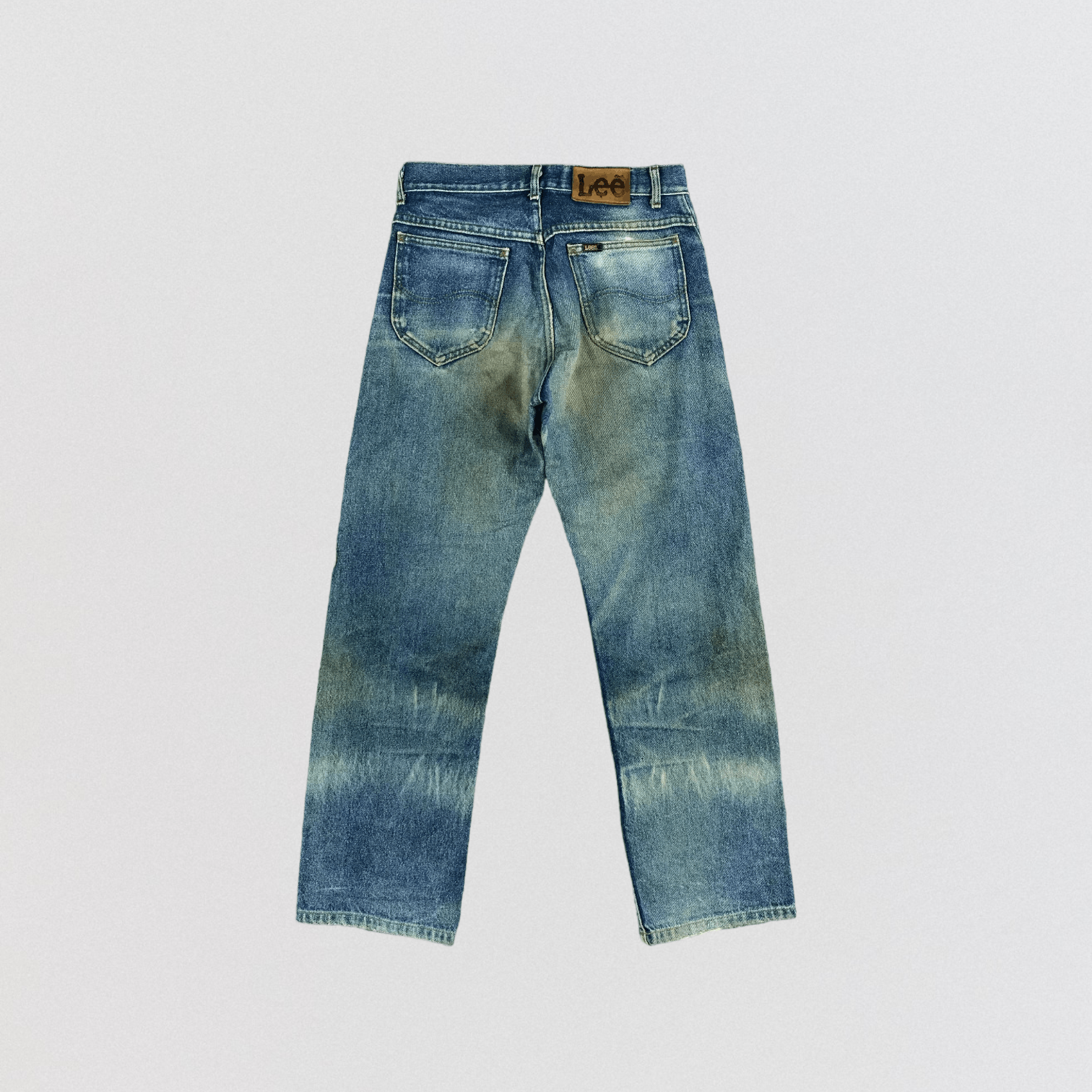 Lee × Vintage 90s Vintage Ripped Lee Jeans-JM2115 Size US 28 / EU 44 - 2 Thumbnail