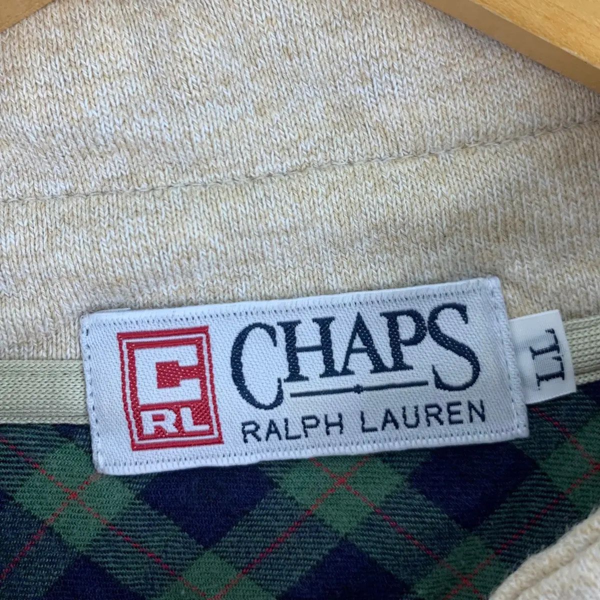 Chaps Ralph Lauren Vintage CHAPS RALPH LAUREN Est 1978 Oversize Beige Size US L / EU 52-54 / 3 - 9 Thumbnail