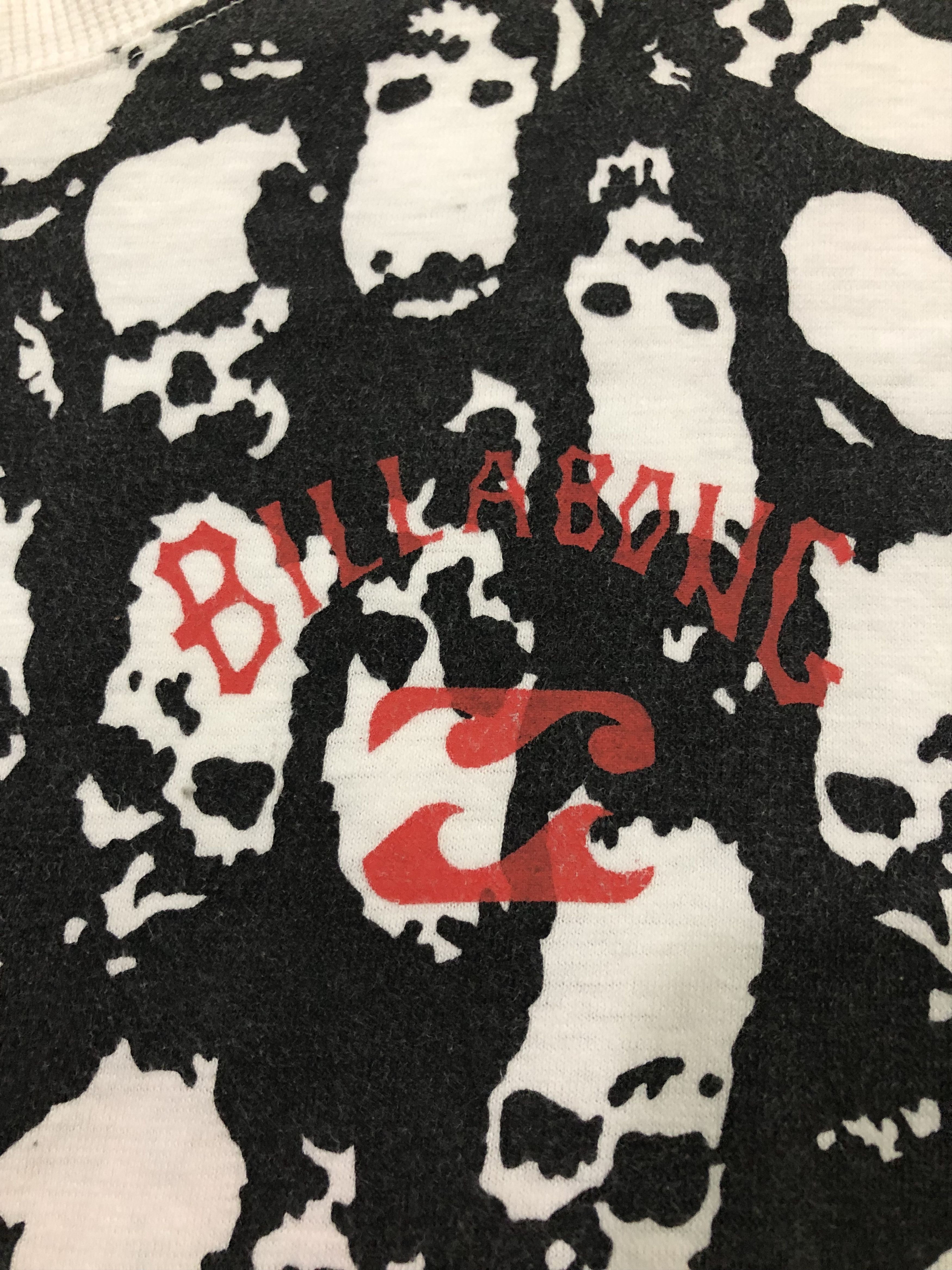 Billabong Vintage 80s Billabong Bad Billy's Pirate Skull Crossbones Size US M / EU 48-50 / 2 - 4 Thumbnail
