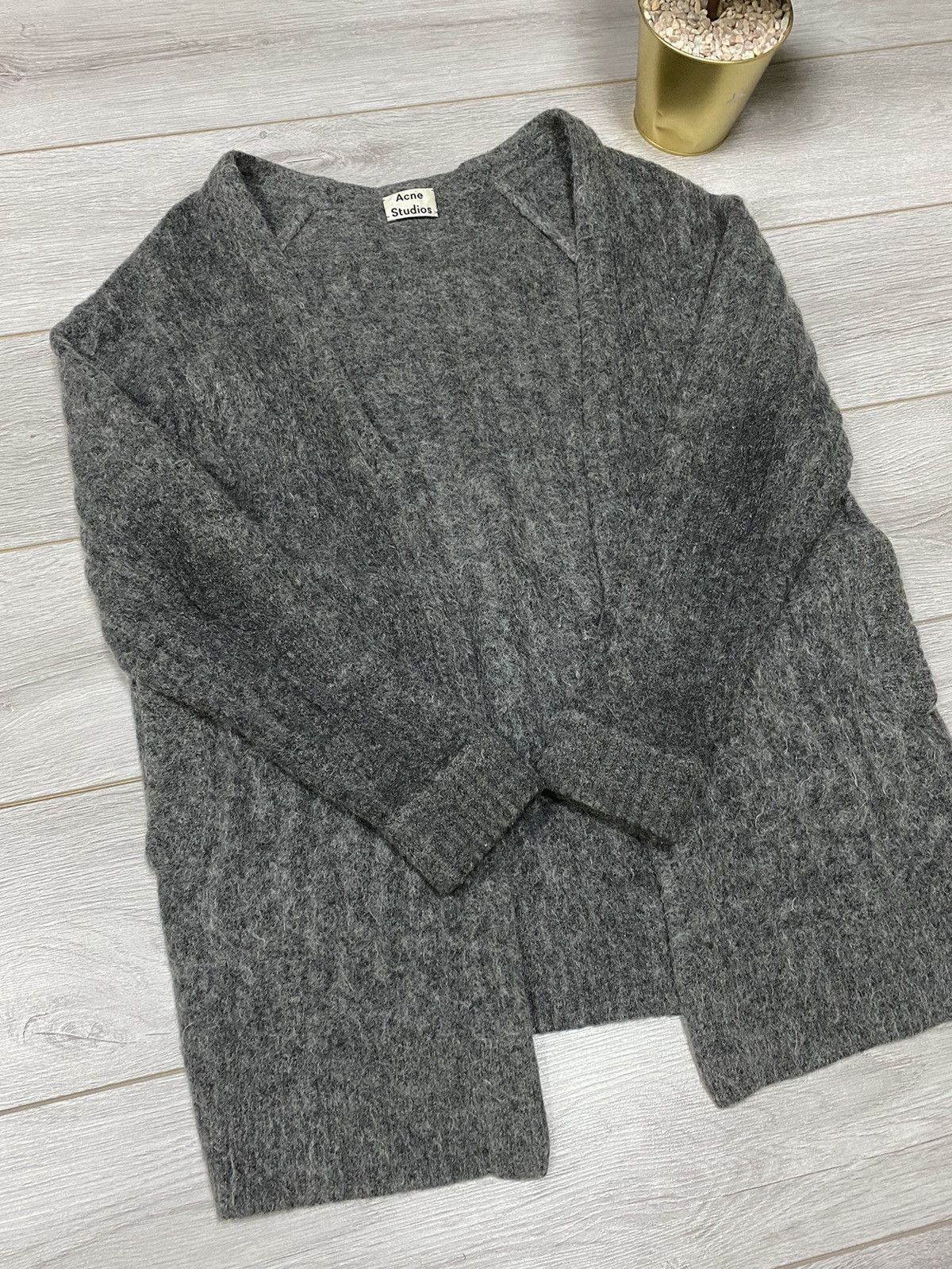 Acne Studios Acne Studios vintage kidmohair wool cardigan Size US S / EU 44-46 / 1 - 7 Thumbnail