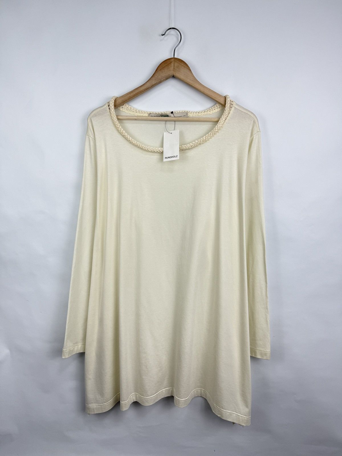 Rundholz 🇩🇪 NWT Rundholz Long Sleeve T-Shirt Dress Style Y2K Rare Size ONE SIZE - 3 Thumbnail