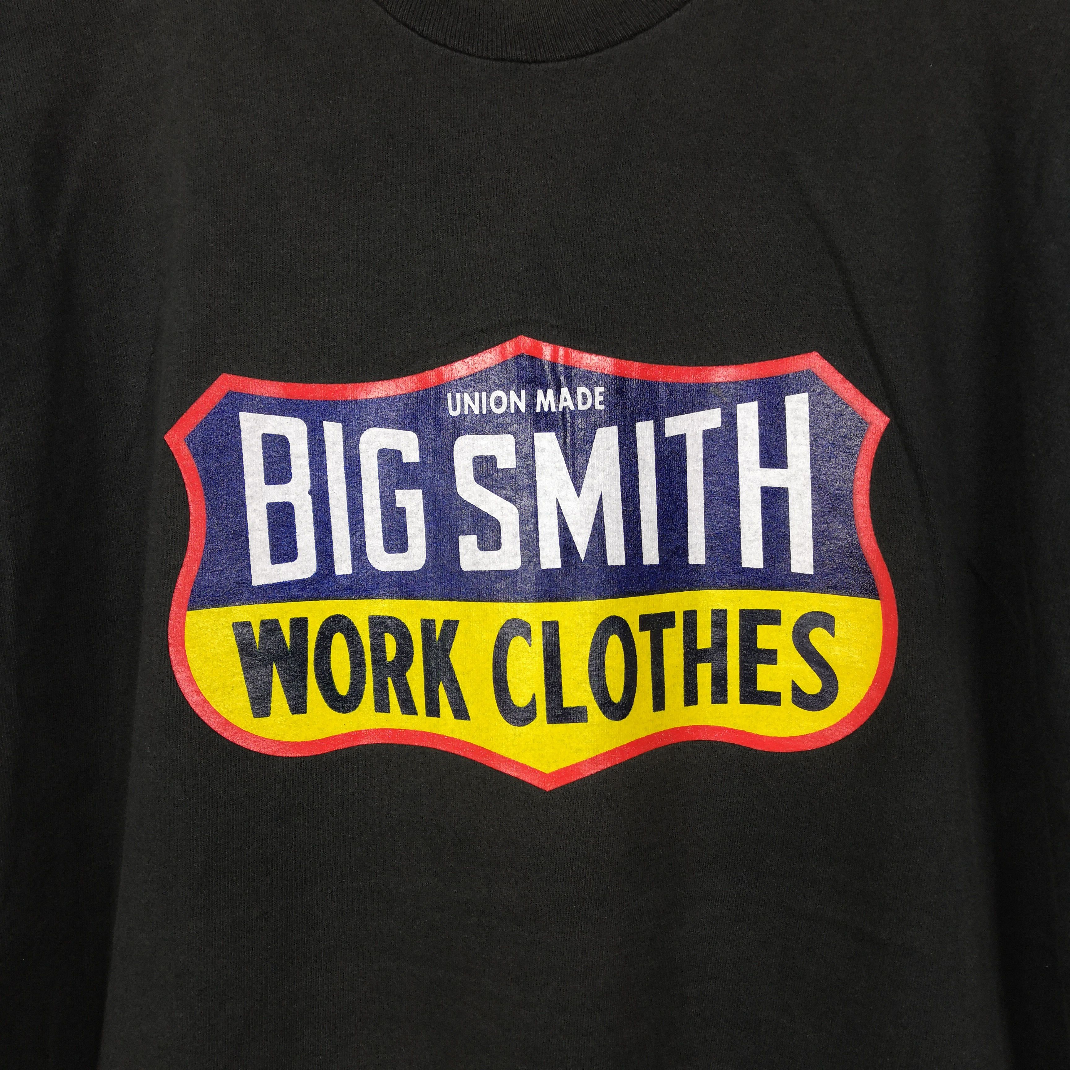 Vintage Vintage 90s Union Made Big Smith Work Clothes T-Shirt Tees Size US M / EU 48-50 / 2 - 3 Thumbnail
