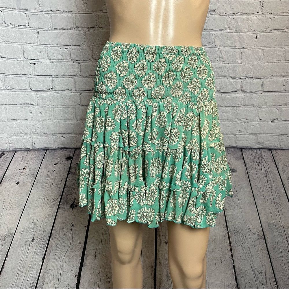 Other Silk Mini Skirt With Stretchy Waistband Size XS/S Size 26" / US 2 / IT 38 - 1 Thumbnail