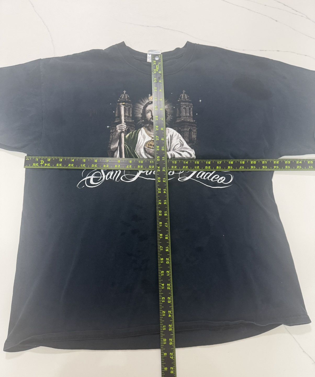 Gildan Vintage San Judas Tadeo graphic tee Size US XL / EU 56 / 4 - 4 Thumbnail