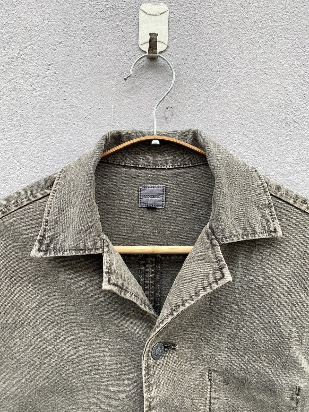 Beauty Beast × Japanese Brand × Vintage Vintage Rare ACOUSTIC Salt & Pepper Duck Chore Jacket Size US S / EU 44-46 / 1 - 13 Thumbnail
