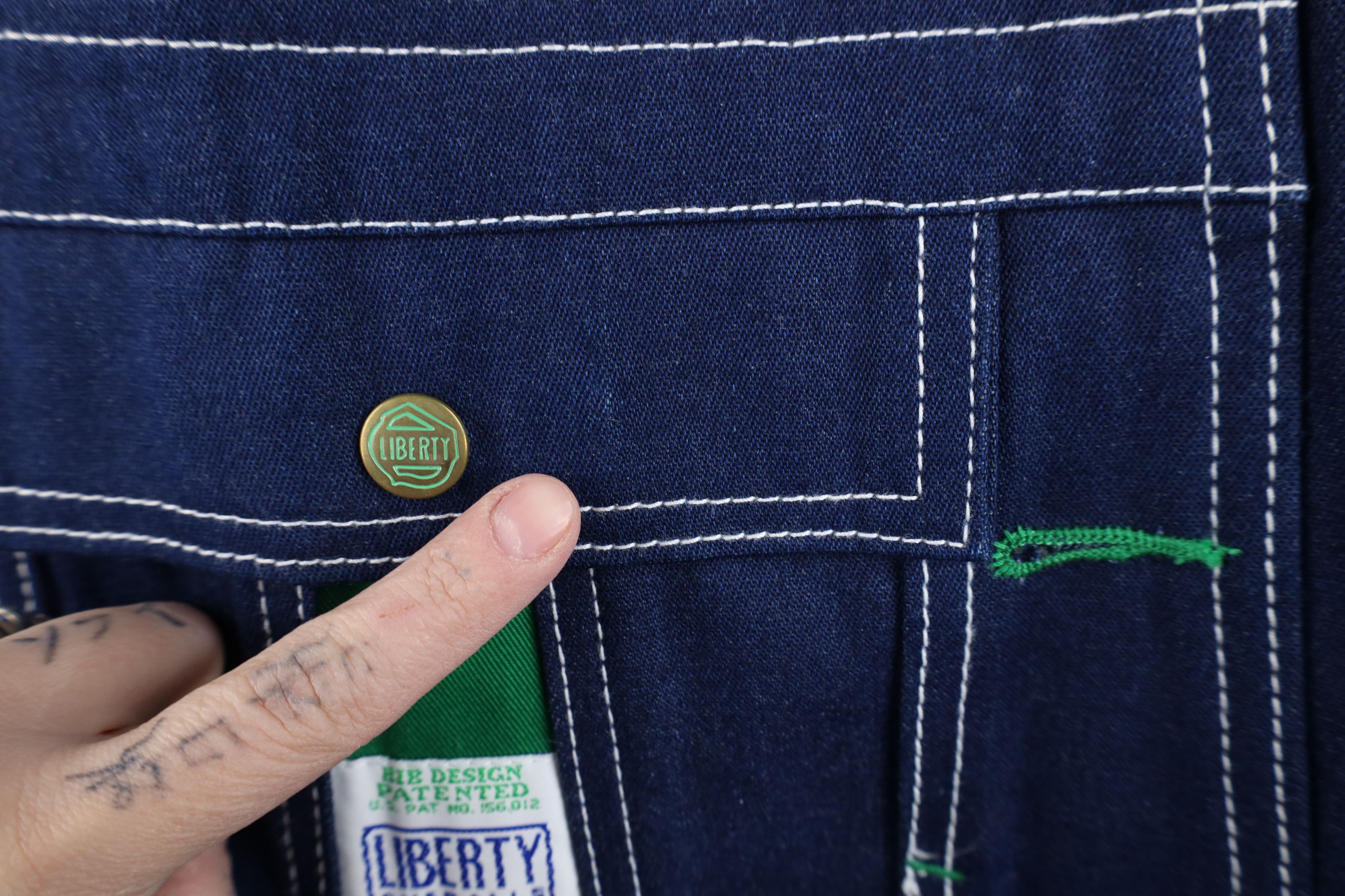 Vintage Vintage 90s Streetwear Faded Wide Leg Denim Jean Overalls Size US 40 / EU 56 - 6 Thumbnail