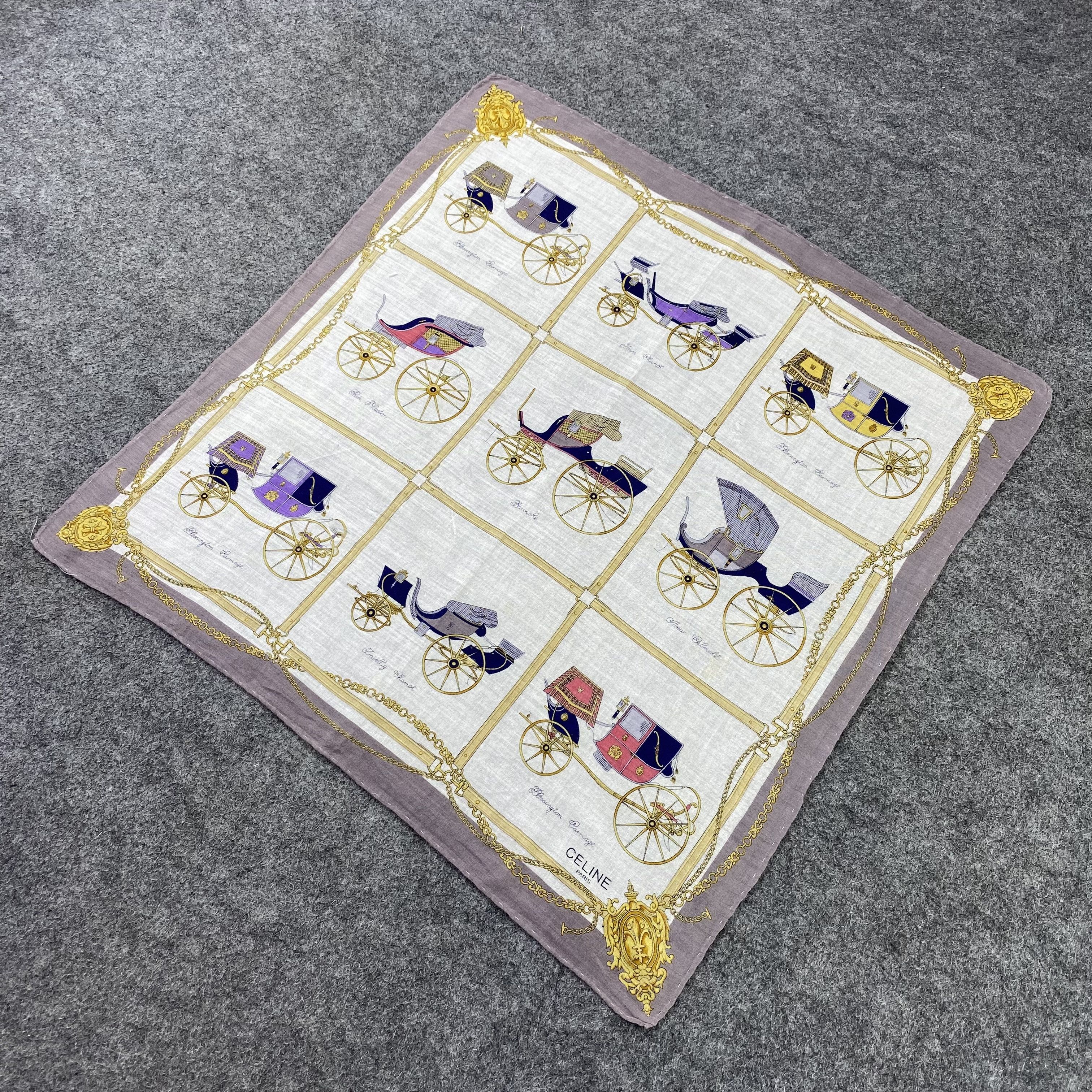 Celine Celine Handkerchief / Bandana / Neckerchief-B1179 Size ONE SIZE - 4 Thumbnail