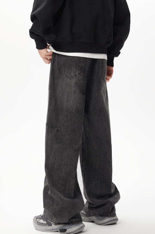 Japanese Brand × Jean American retro wide-leg men's loose distressed jeans Size US 32 / EU 48 - 4 Thumbnail