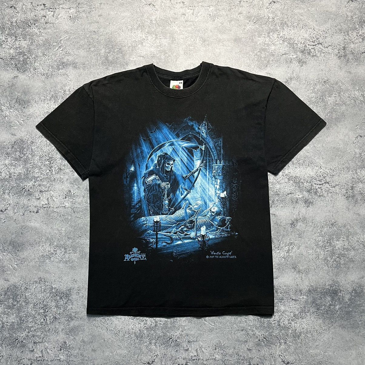 Alchemist × Alchemy Equipment × Vintage Alchemist Gothic Neotic Crypt 2001 Vintage Tee Size US XL / EU 56 / 4 - 1 Thumbnail