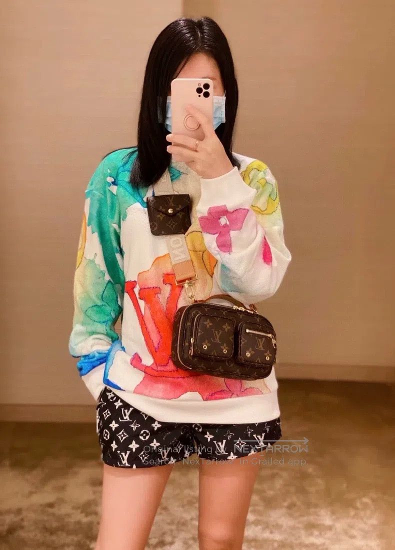 Louis Vuitton Louis Vuitton Crew Neck Pullover Ink Print Hoopless Classi Size US XL / EU 56 / 4 - 7 Thumbnail