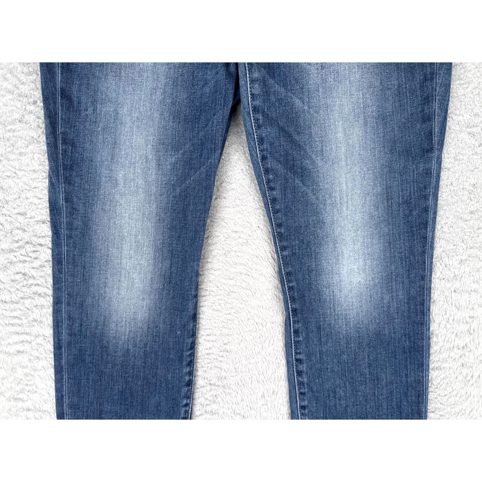 Lucky Brand Lucky Brand Lolita Crop Jeans Womens 6 Blue Med Wash Mid Rise Stretch 29x24 Size 28" / US 6 / IT 42 - 3 Thumbnail