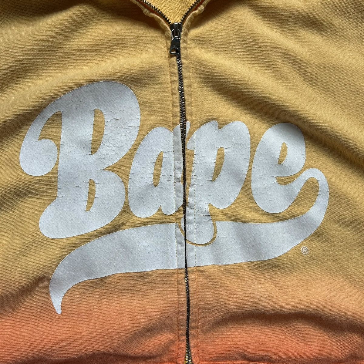 Bape Bape Spell Out Sunset Gradient Zip Up Hoodie Size US M / EU 48-50 / 2 - 3 Thumbnail