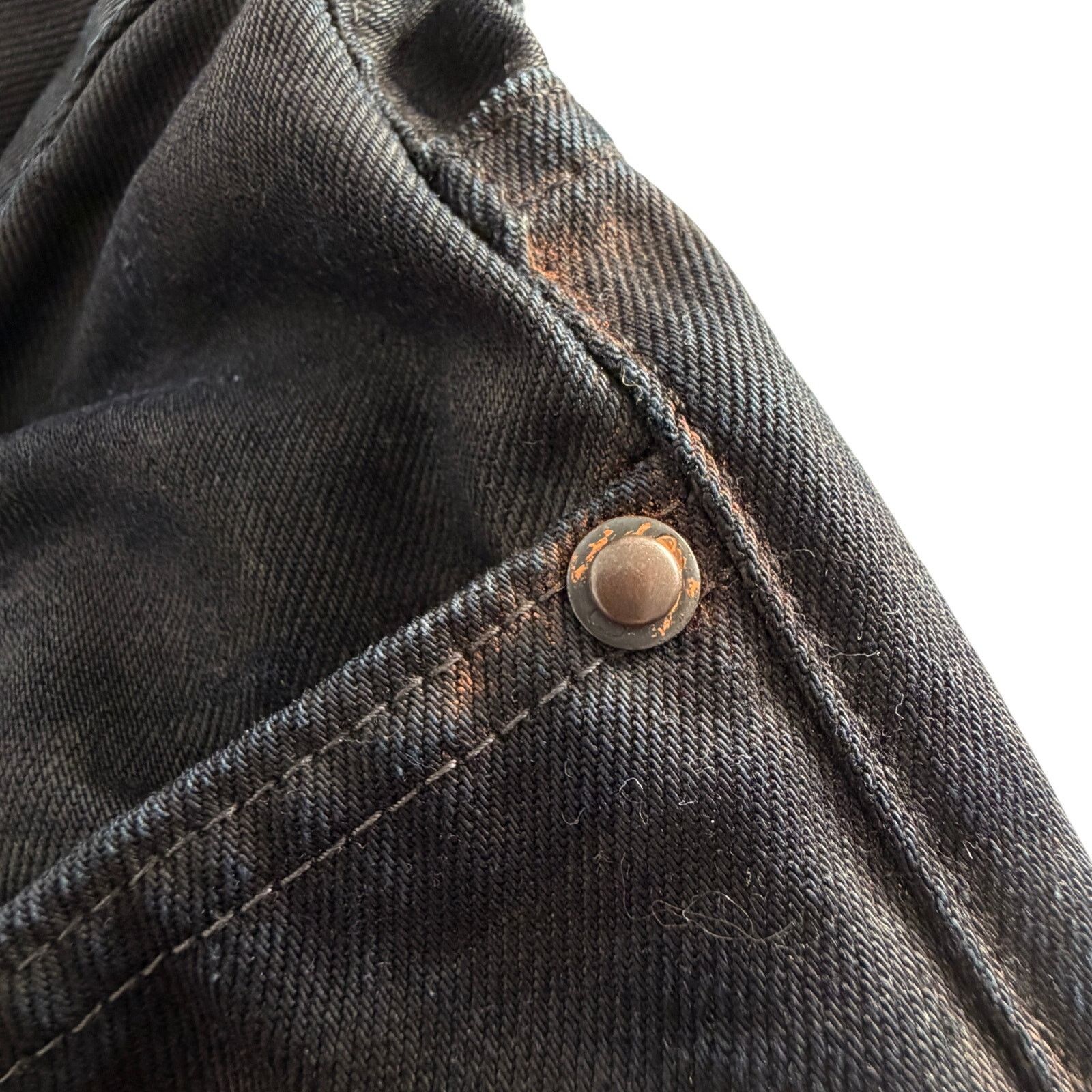 G-Star GStar GS01 Morris Low Straight Raw Denim Black Jeans 36x32 Size US 36 / EU 52 - 6 Thumbnail