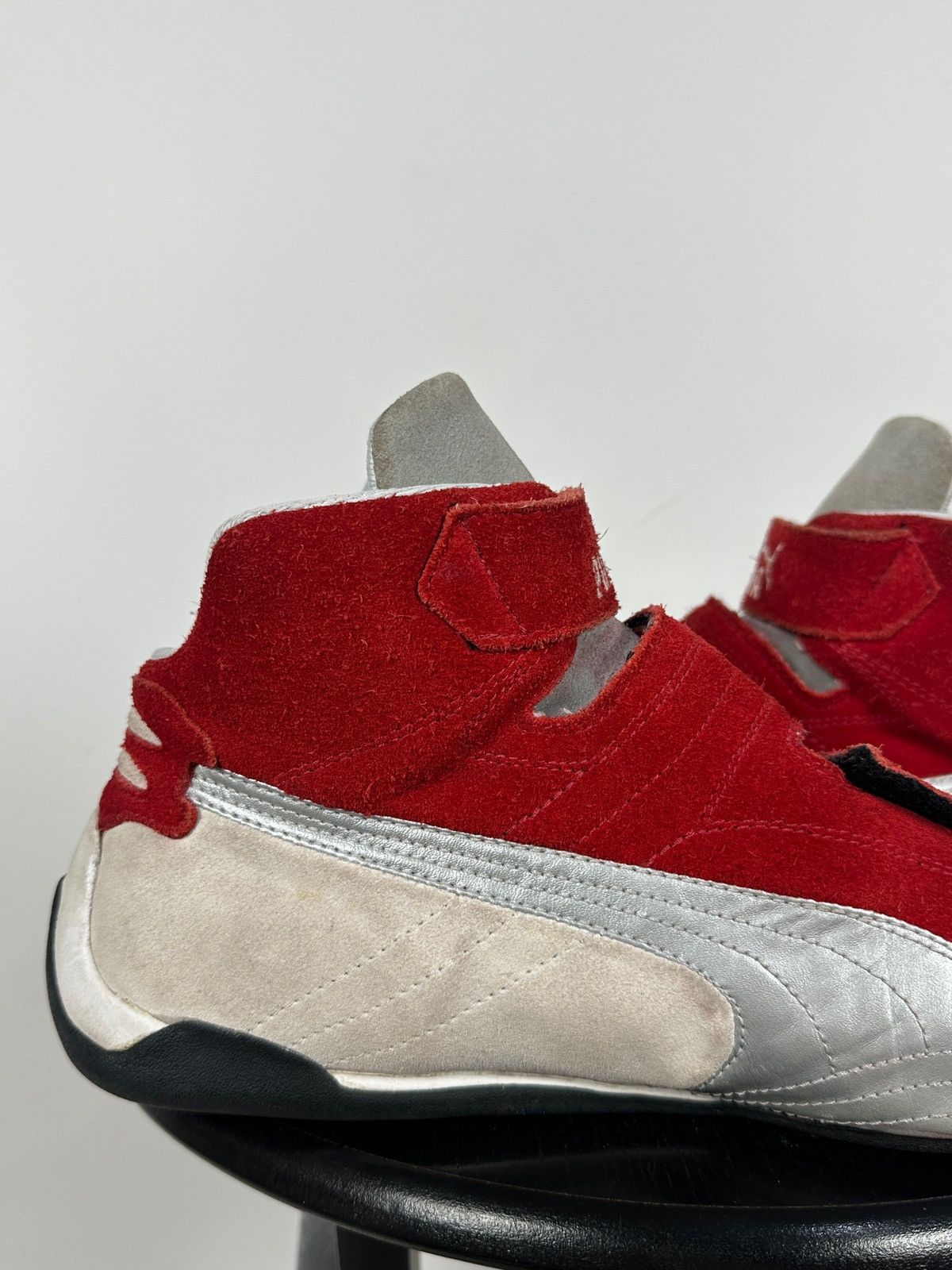 Puma Vintage Puma F1 KartCat SpeedCat Red Suede Sneakers Size US 10 / EU 43 - 18 Thumbnail