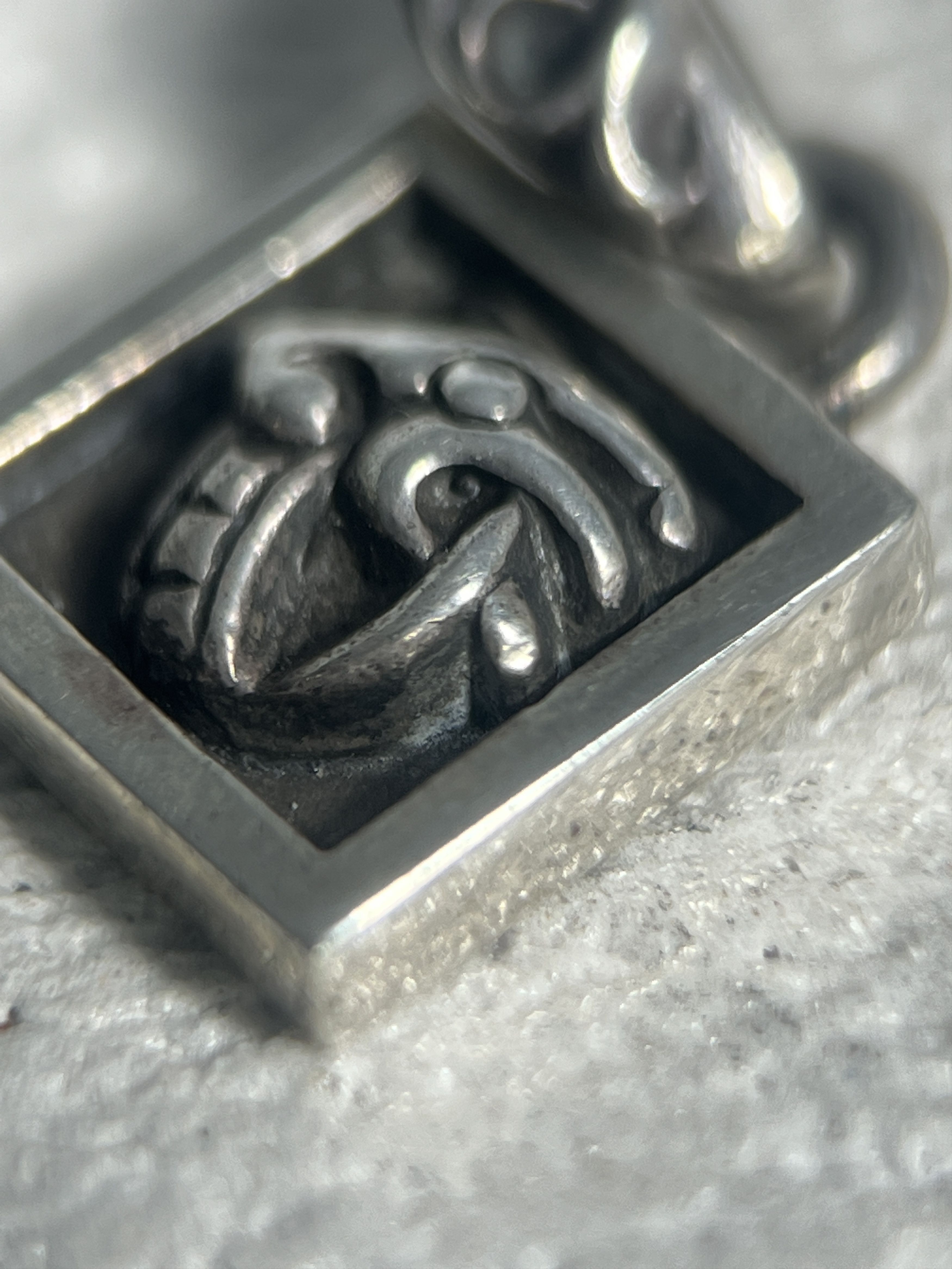 Chrome Hearts Chrome Hearts Scroll Frame Pendant 1998 .925 Silver Size ONE SIZE - 9 Thumbnail