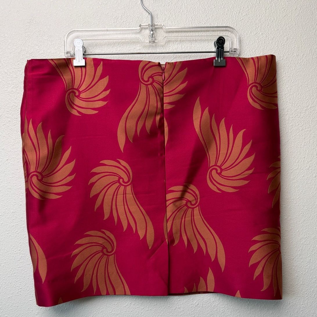 Dries Van Noten Dries Van Noten Fuchsia Peach Shell Silk Skirt US 12 Size 34" / US 12 / IT 48 - 7 Thumbnail