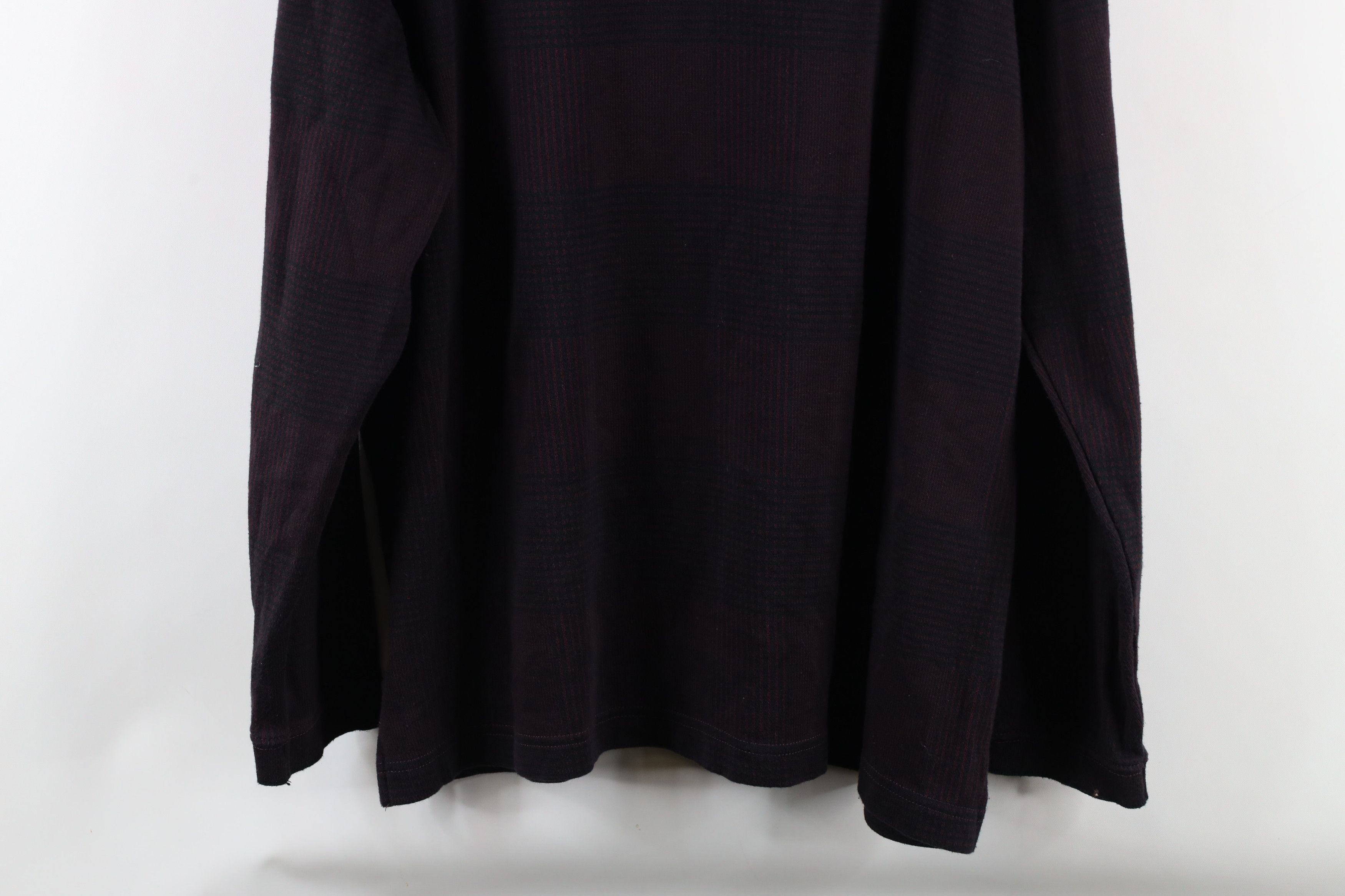 Vintage Vintage 90s Streetwear Long Sleeve Rugby Polo Shirt Plaid Size US XL / EU 56 / 4 - 8 Thumbnail