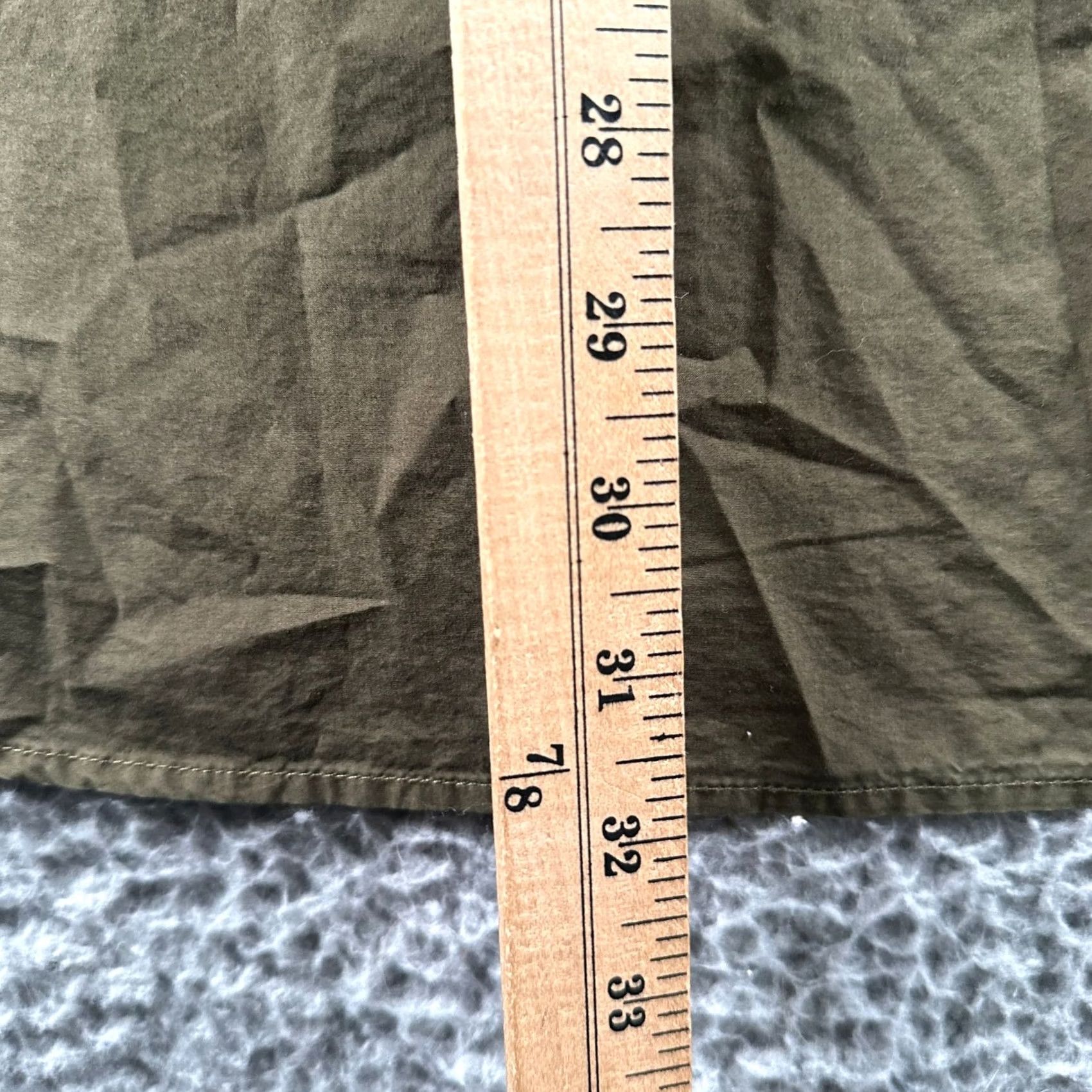 Alex Mill Alex Mill Shirt Mens L Olive Wash & Go 100% Cotton Button Up Long Sleeve Pocket Size US L / EU 52-54 / 3 - 6 Thumbnail
