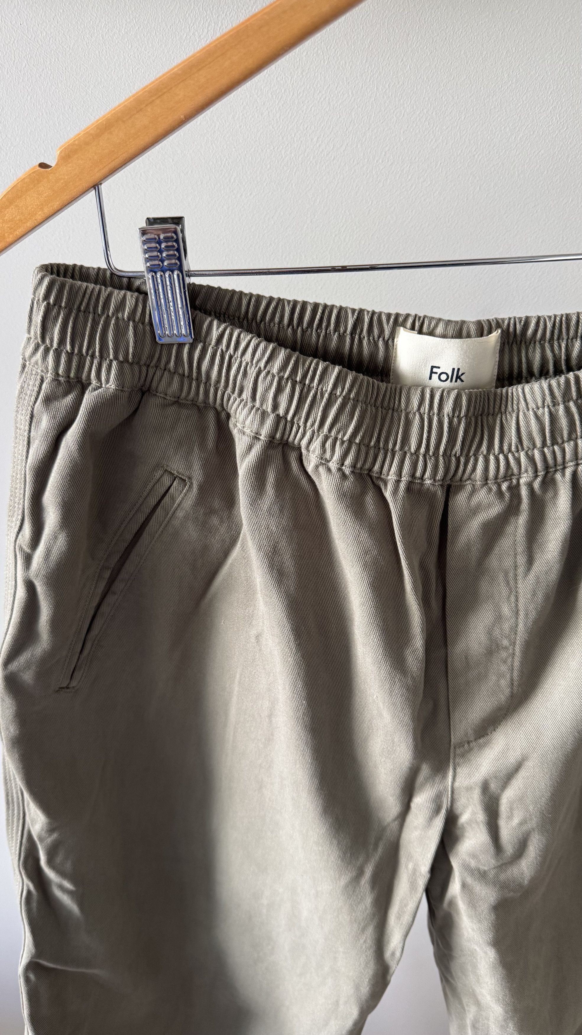 Folk Assembly Drawcord Pant Mineral Green Size US 32 / EU 48 - 2 Thumbnail