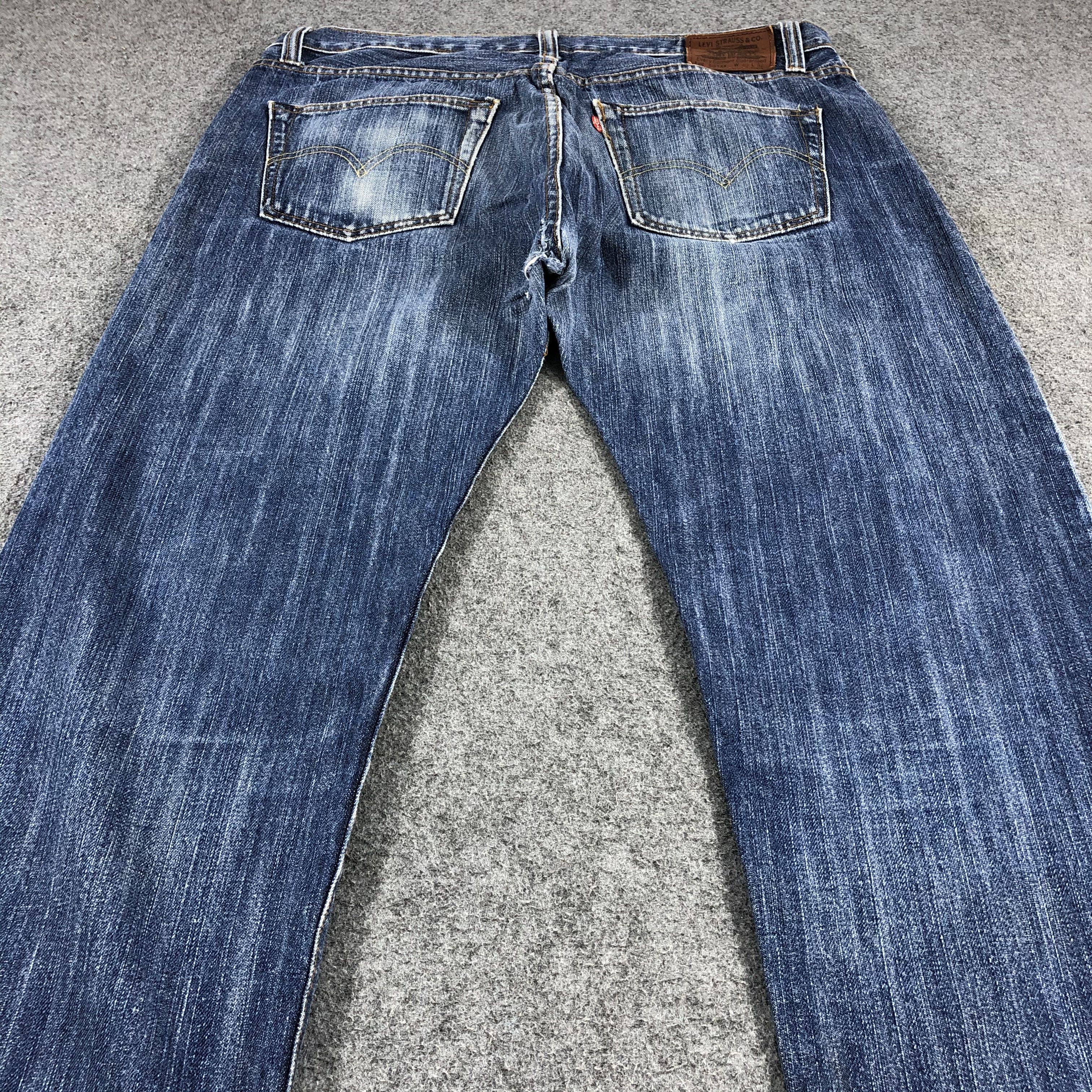 Levi's × Vintage Vintage 90s Blue Wash Levis 501 Jeans-JM1384 Size US 38 / EU 54 - 4 Thumbnail